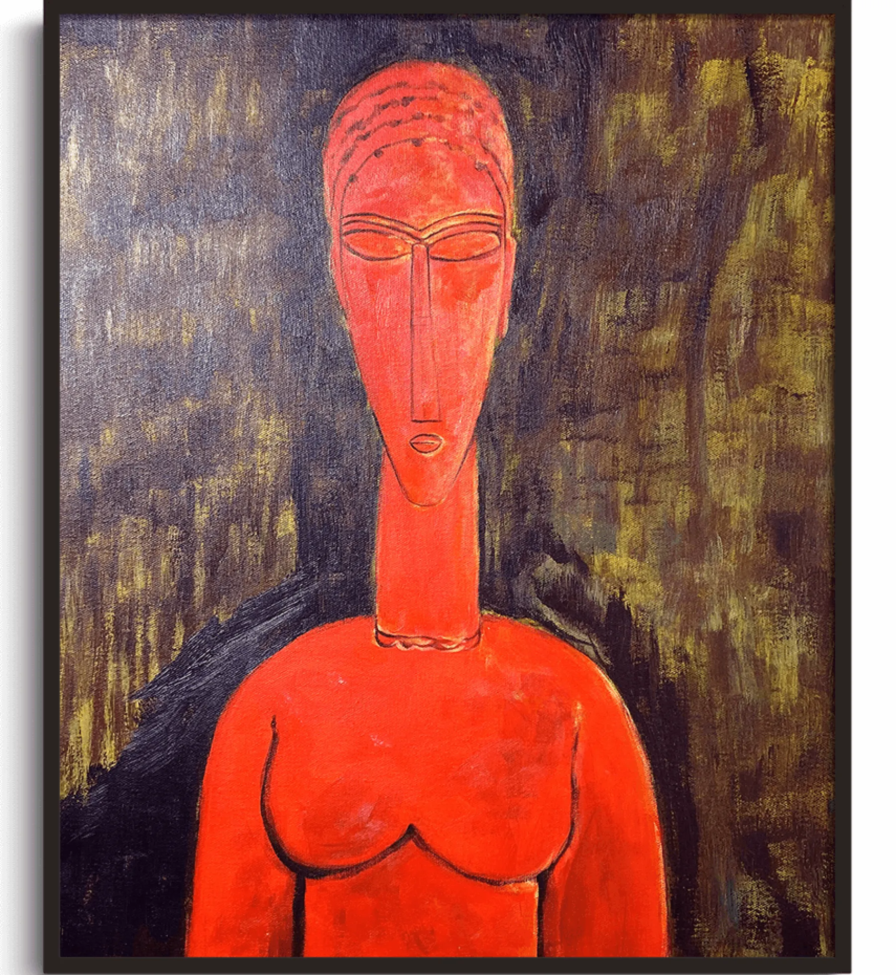 Galerie Mont A red bust - Amedeo Modigliani^ Modigliani