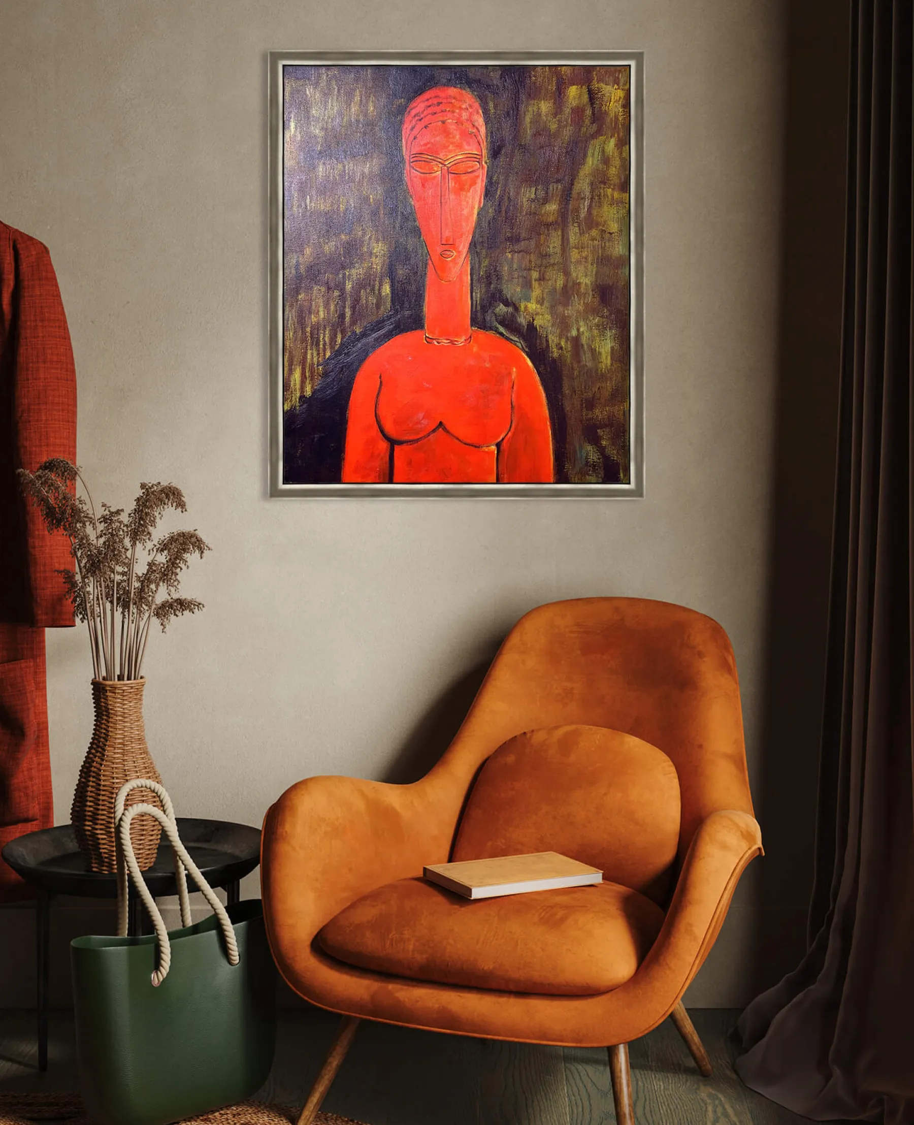a_red_bust__amedeo_modigliani_18.webp Galerie Mont A red bust - Amedeo Modigliani^ Modigliani