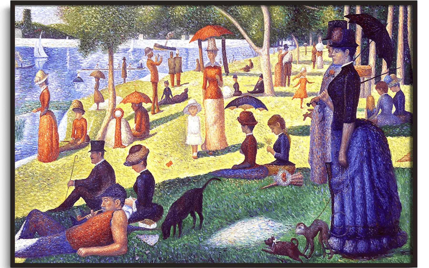 Galerie Mont A Sunday Afternoon on the Island of La Grande Jatte - Georges Seurat^ Seurat