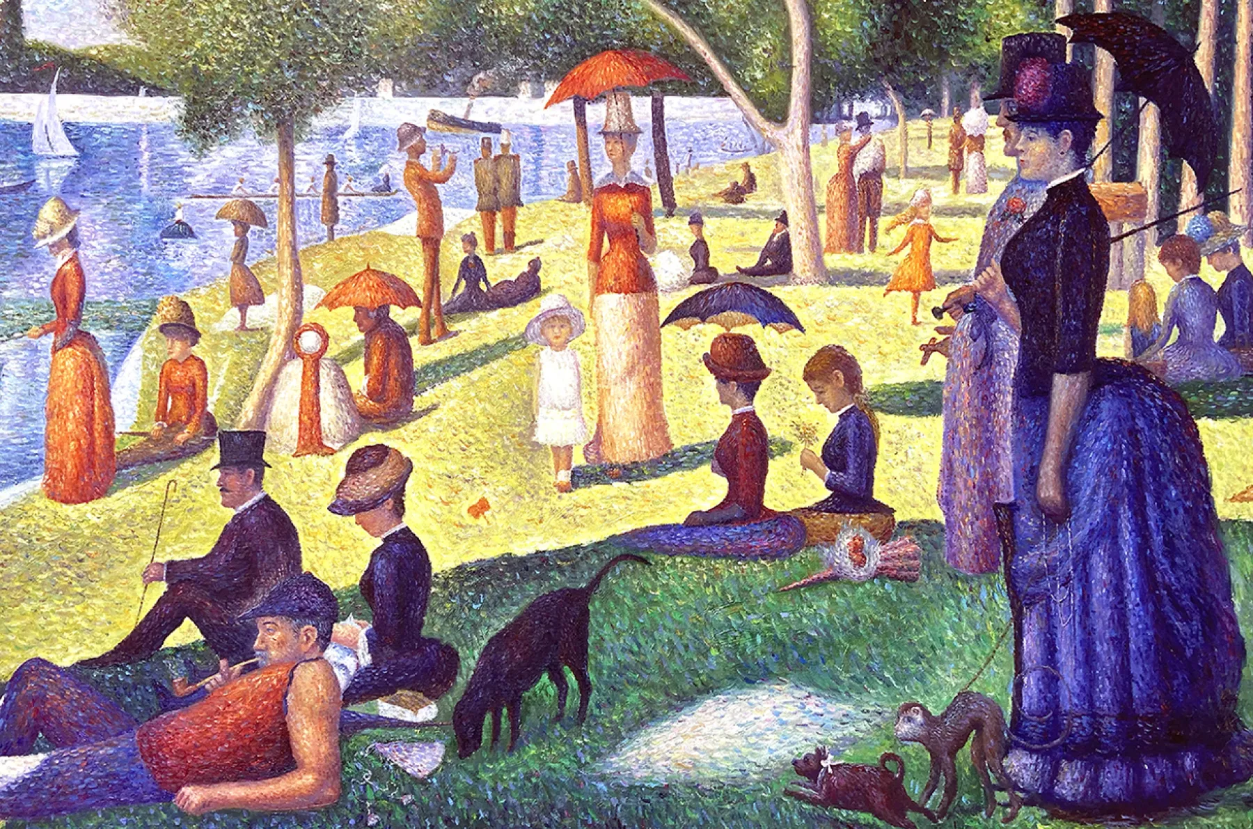 Galerie Mont A Sunday Afternoon on the Island of La Grande Jatte - Georges Seurat^ Seurat