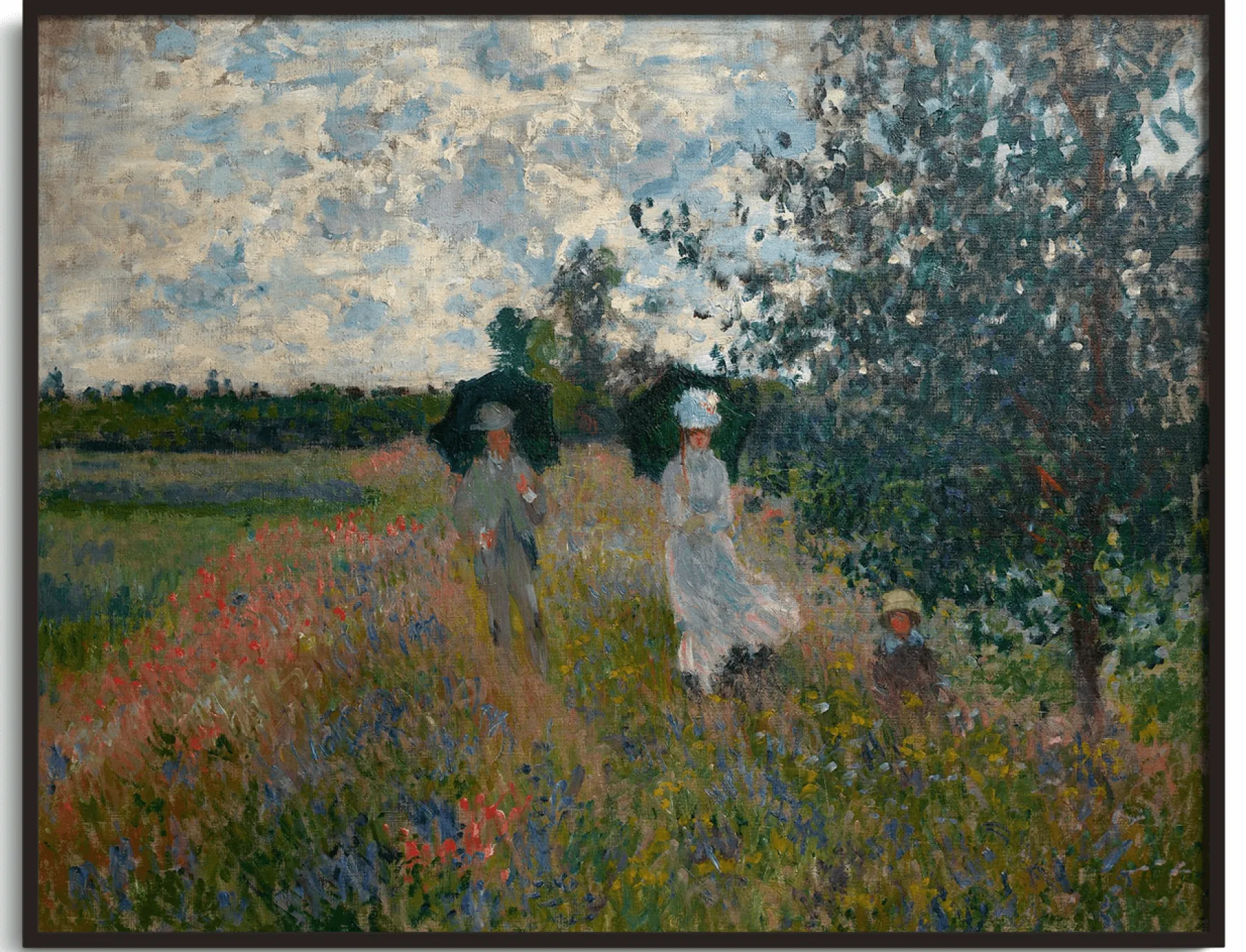 Galerie Mont A walk near Argenteuil - Claude Monet^ Monet