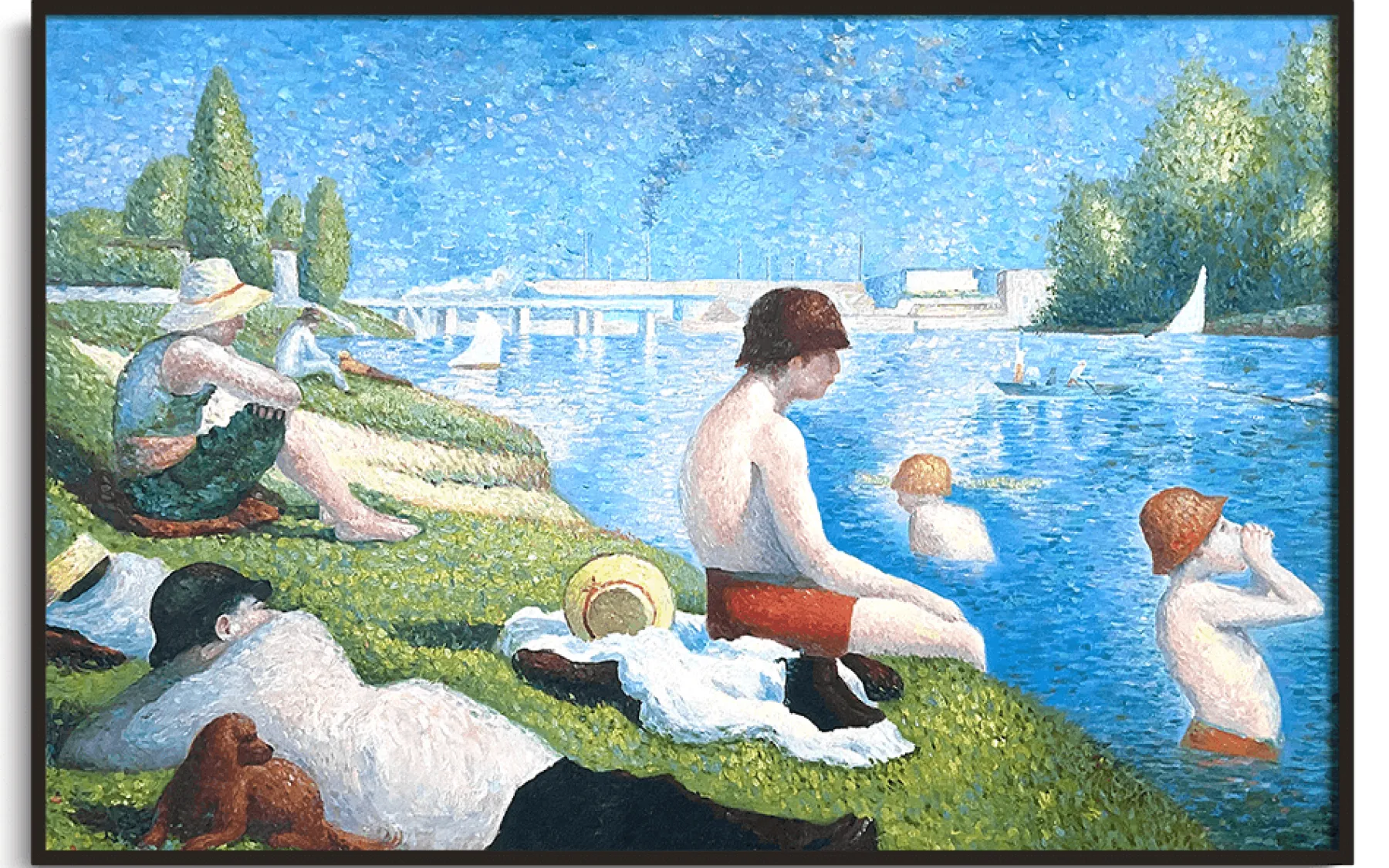 Galerie Mont Bathers at Asnières - Georges Seurat^ Seurat