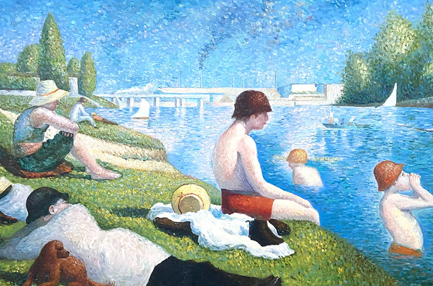 Galerie Mont Bathers at Asnières - Georges Seurat^ Seurat