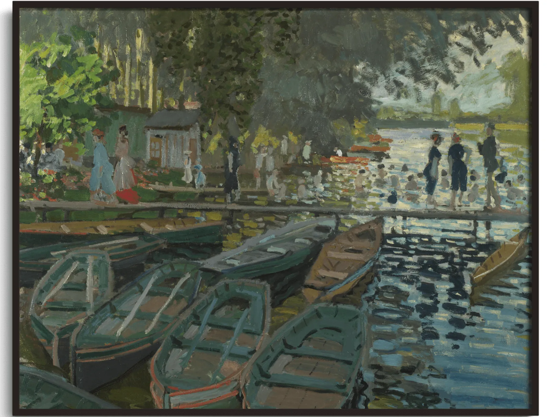 Galerie Mont Bathers at the Grenouillère - Claude Monet^ Monet