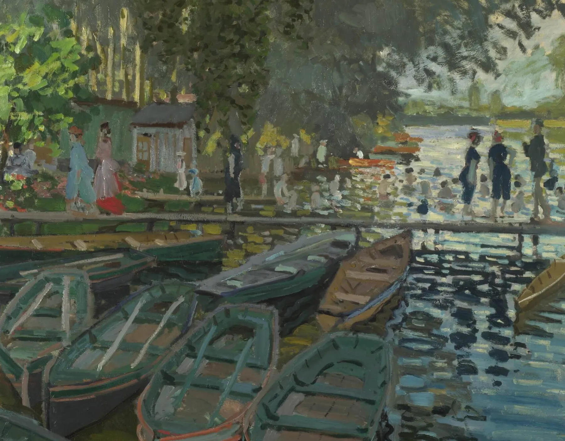 Galerie Mont Bathers at the Grenouillère - Claude Monet^ Monet