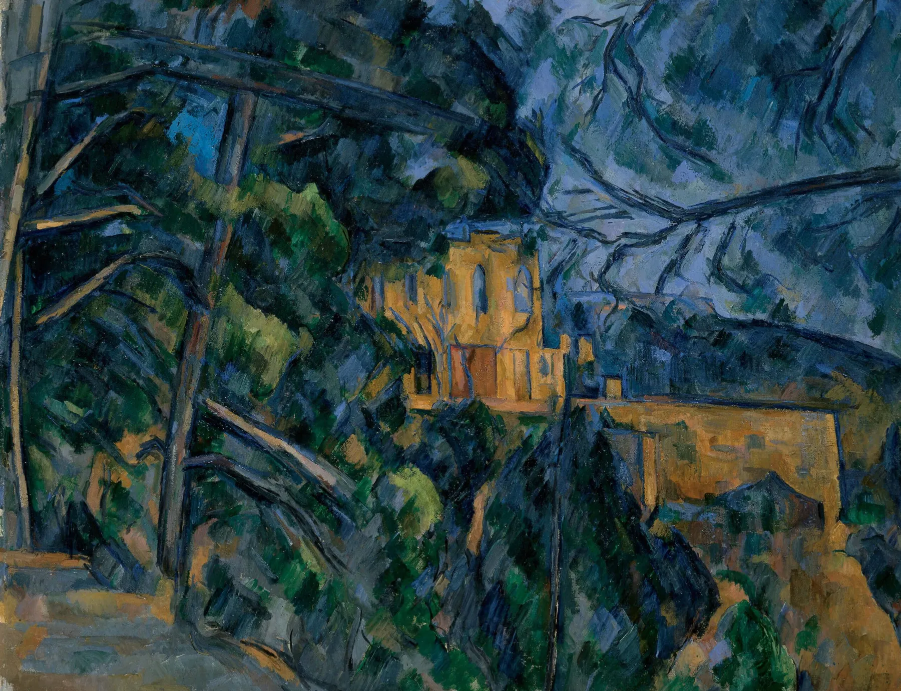 Galerie Mont Black castle - Vincent Van Gogh^ Cézanne