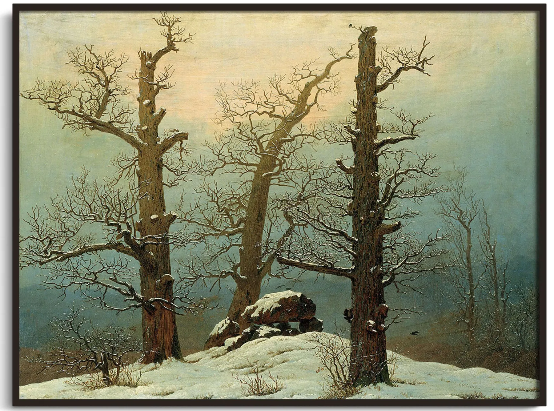 Galerie Mont Cairn in Snow - Caspar David Friedrich^ Friedrich