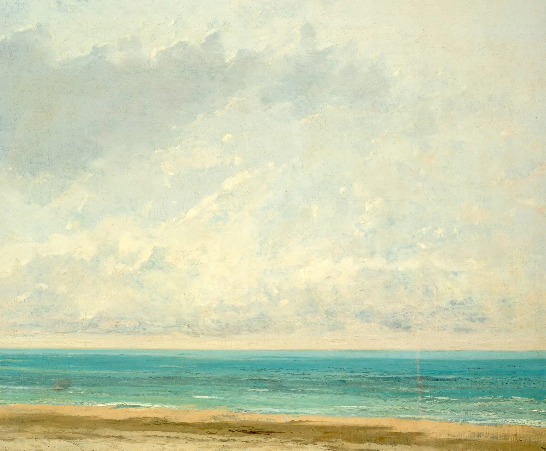 Galerie Mont Calm Sea II - Gustave Courbet^ Courbet