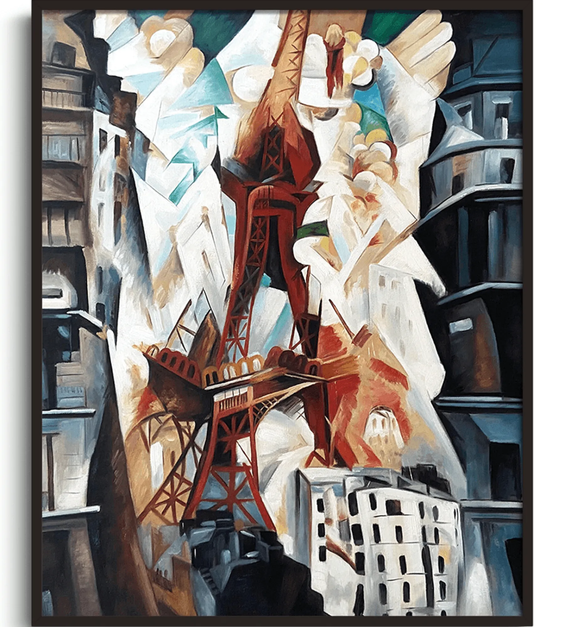 Galerie Mont Champs de Mars: The Red Tower - Robert Delaunay^ Delaunay