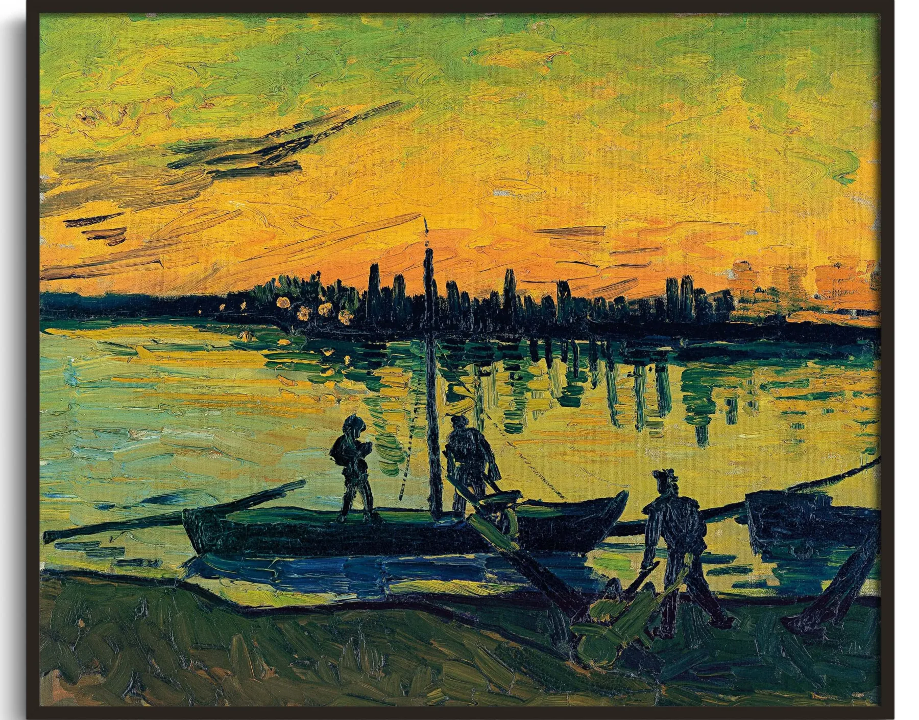 Galerie Mont Coal barges - Vincent Van Gogh^ Van Gogh