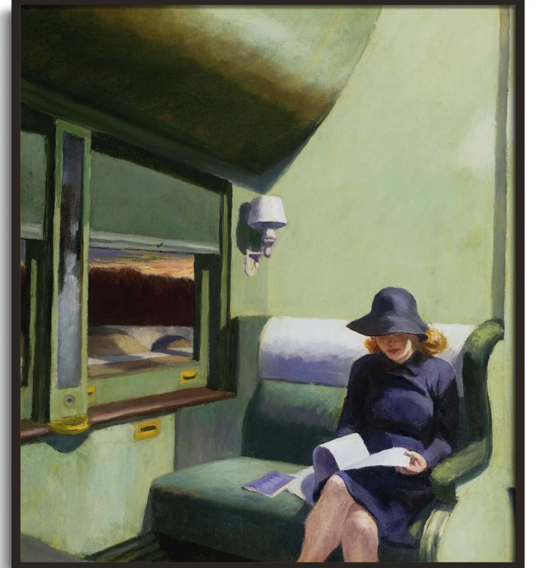 Galerie Mont Compartment C, Car 293 - Edward Hopper^ Hopper