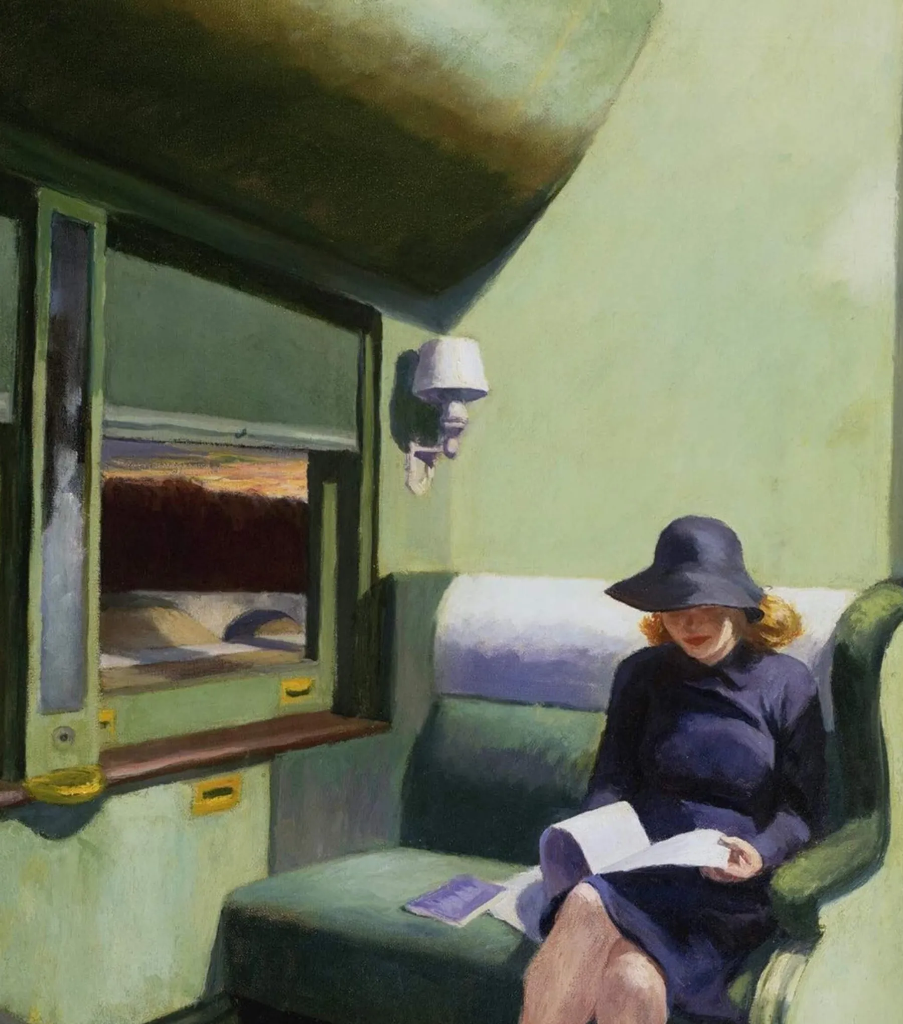 Galerie Mont Compartment C, Car 293 - Edward Hopper^ Hopper
