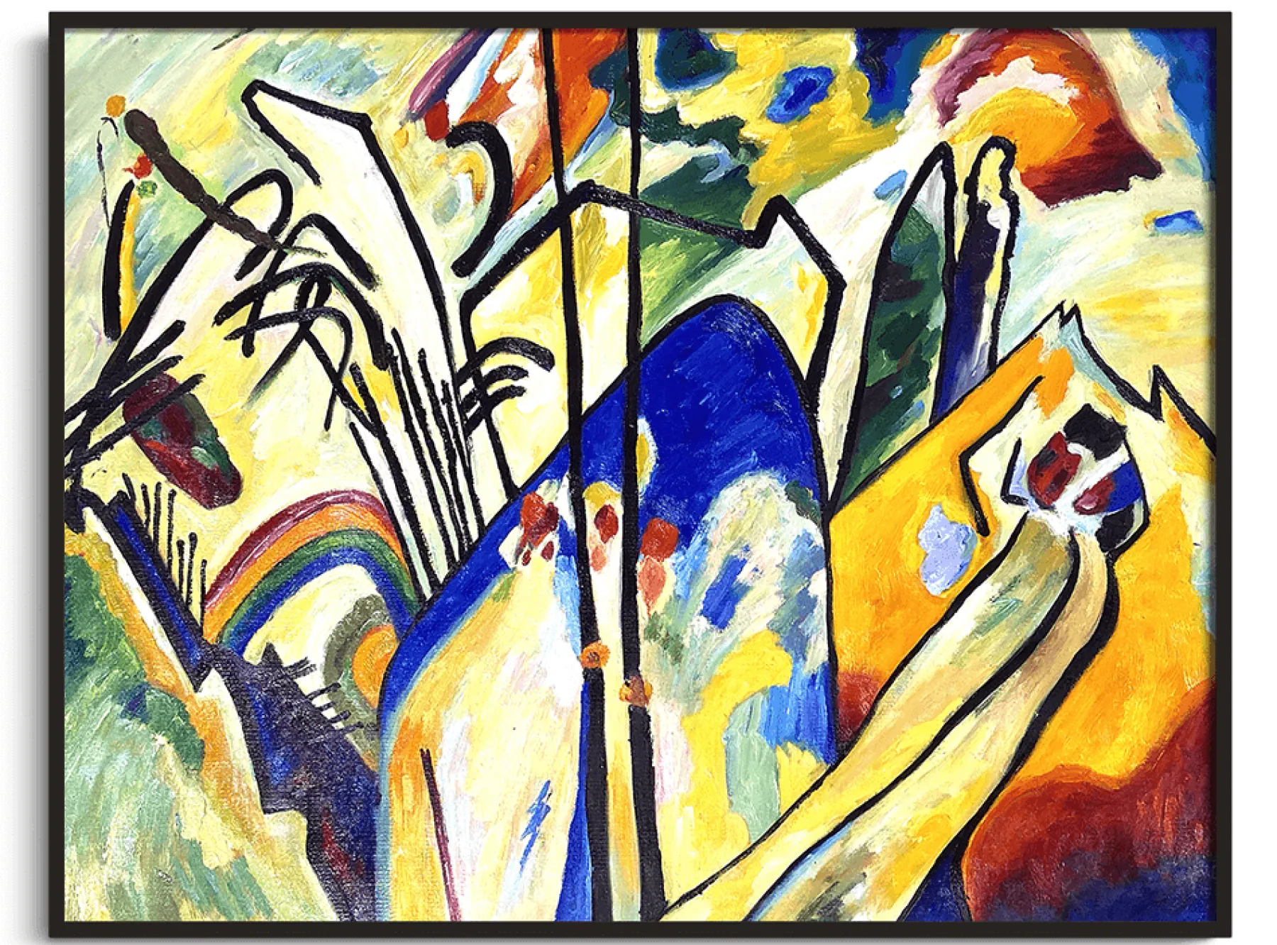 Galerie Mont Composition IV - Vassily Kandinsky^ Kandinsky