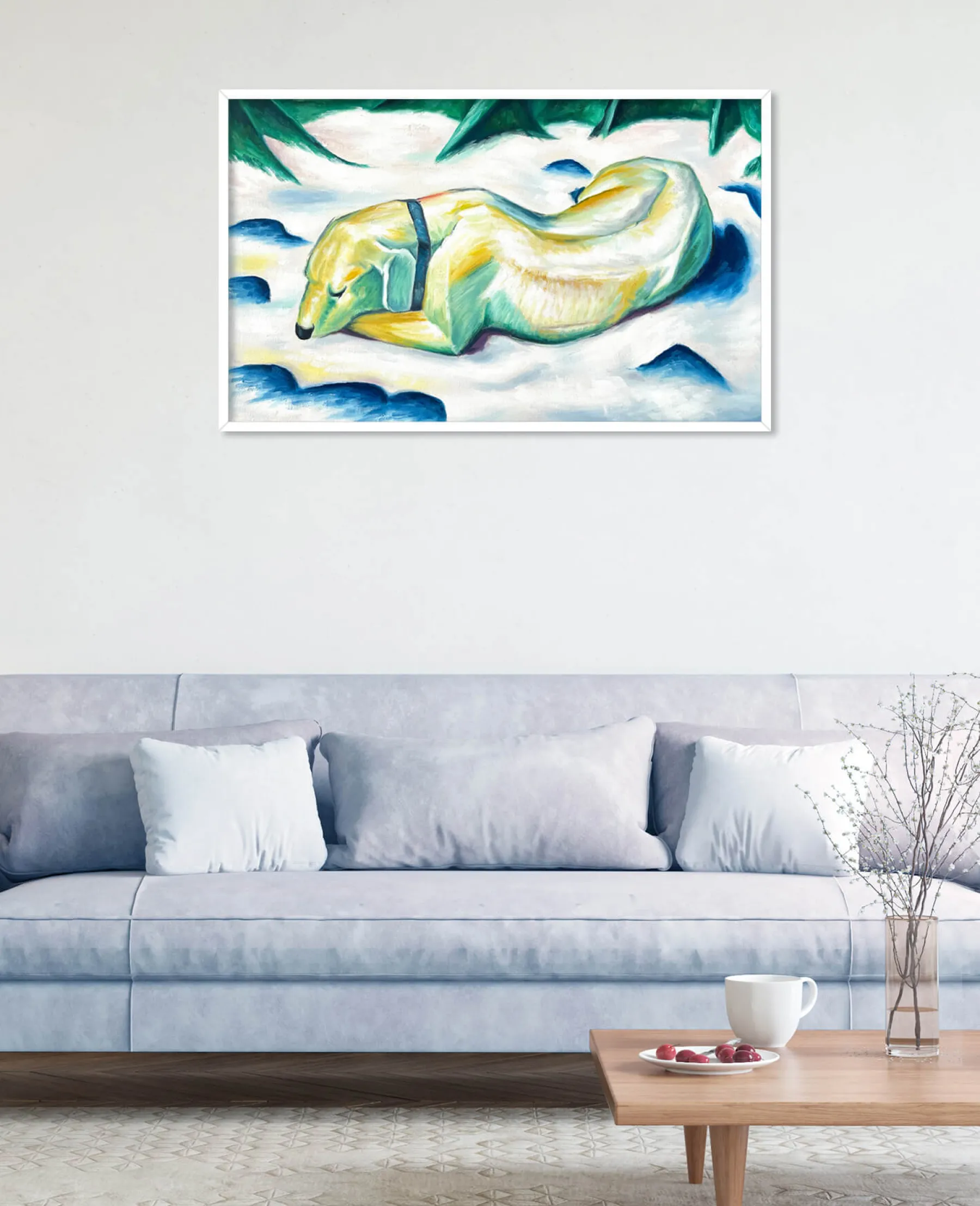 dog_lying_in_the_snow__franz_marc_22.webp Galerie Mont Dog lying in the snow - Franz Marc^ Franz Marc