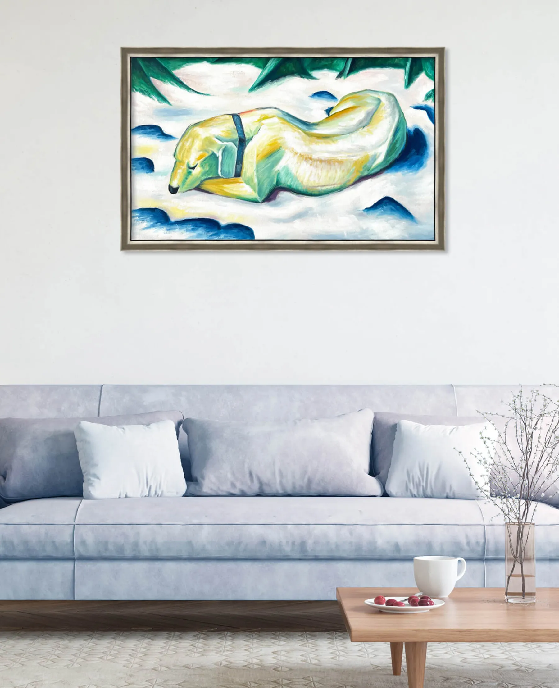 dog_lying_in_the_snow__franz_marc_25.webp Galerie Mont Dog lying in the snow - Franz Marc^ Franz Marc