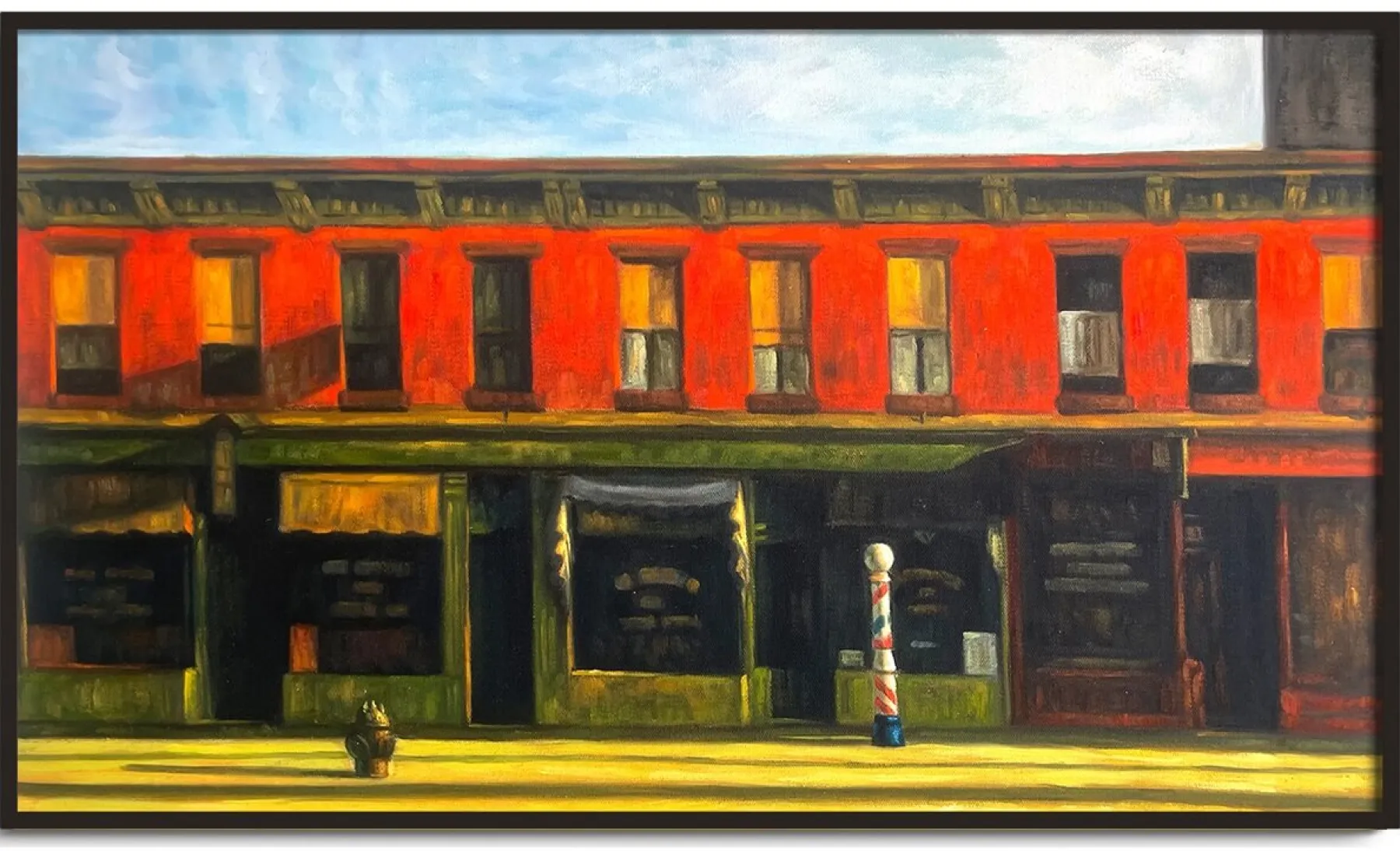 Galerie Mont Early Sunday morning - Edward Hopper^ Hopper