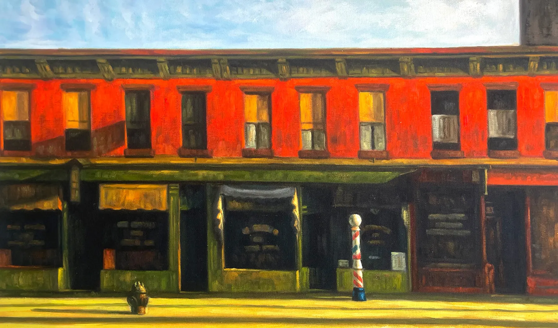 Galerie Mont Early Sunday morning - Edward Hopper^ Hopper