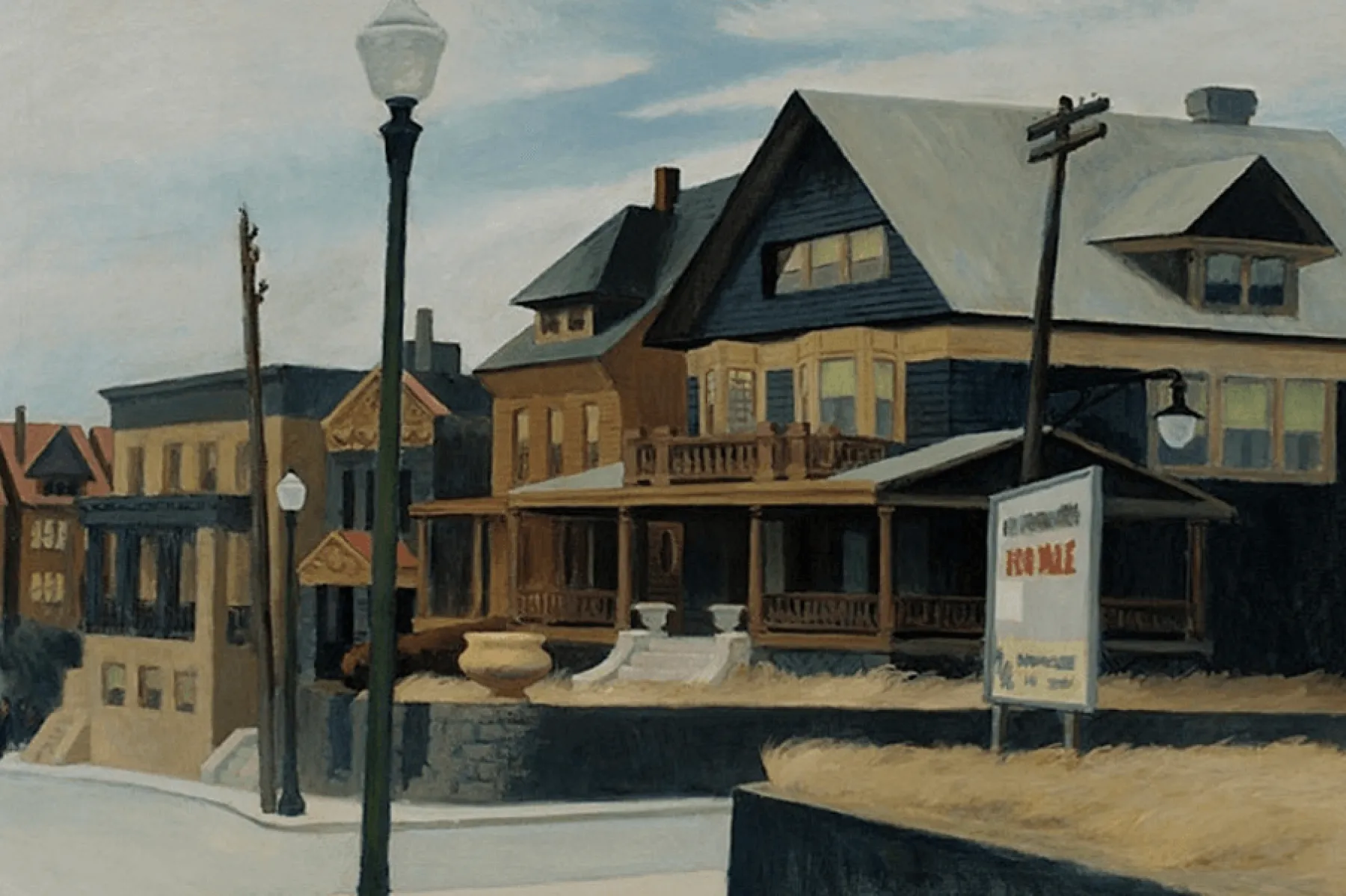 Galerie Mont East Wind Over Weehawken - Edward Hopper^ Hopper