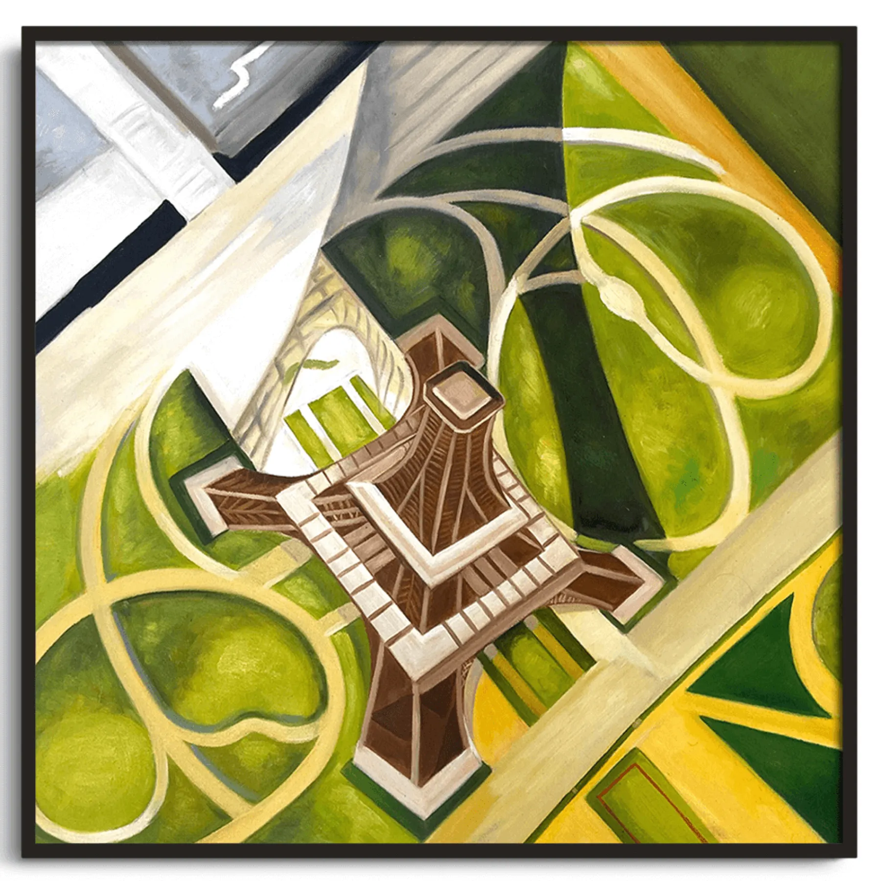 Galerie Mont Eiffel Tower and Gardens, Champ de Mars - Robert Delaunay^ Delaunay