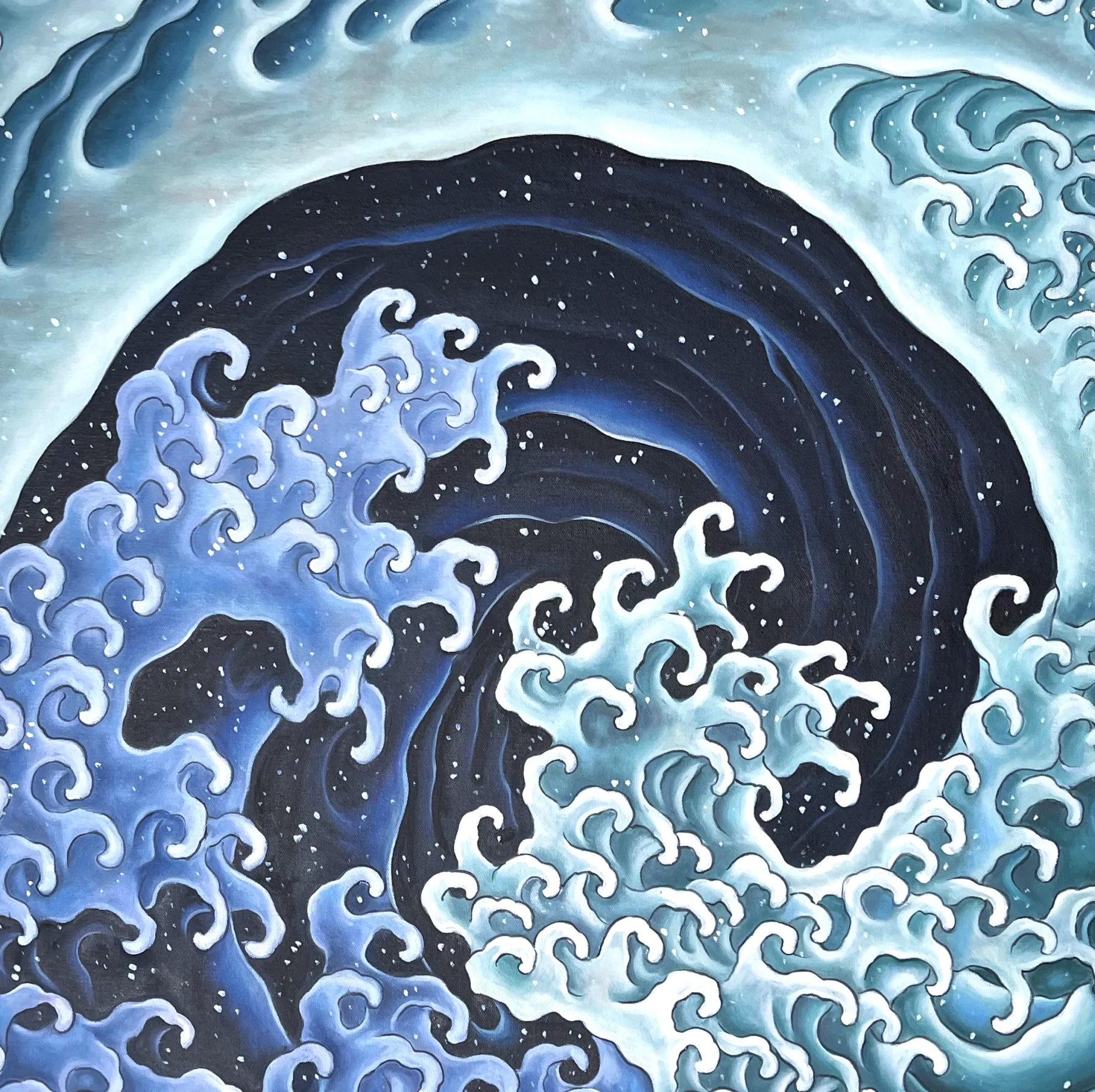Galerie Mont Feminine Wave - Hokusai^ Hokusai