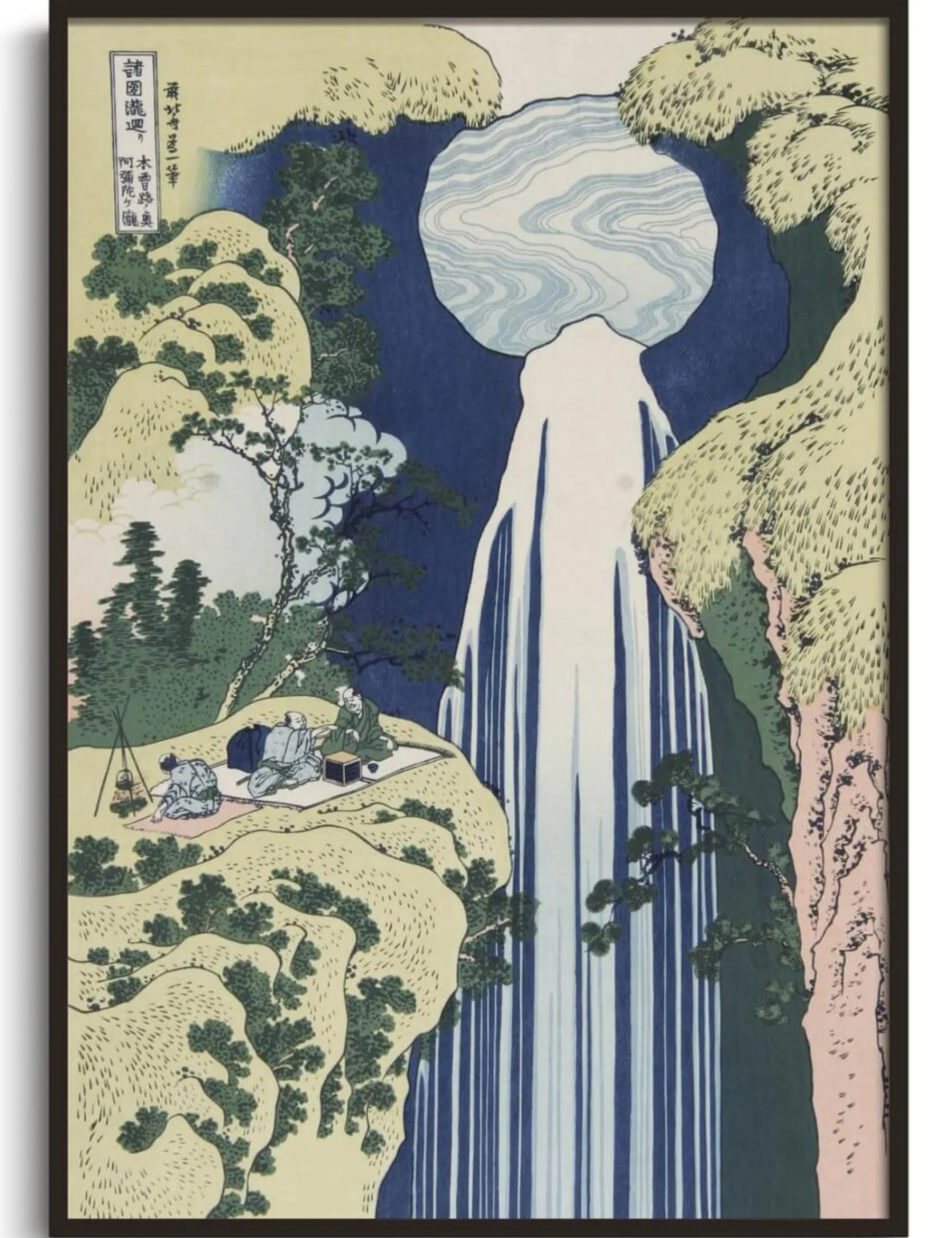 Galerie Mont Field in Owari province - Hokusai^ Hokusai