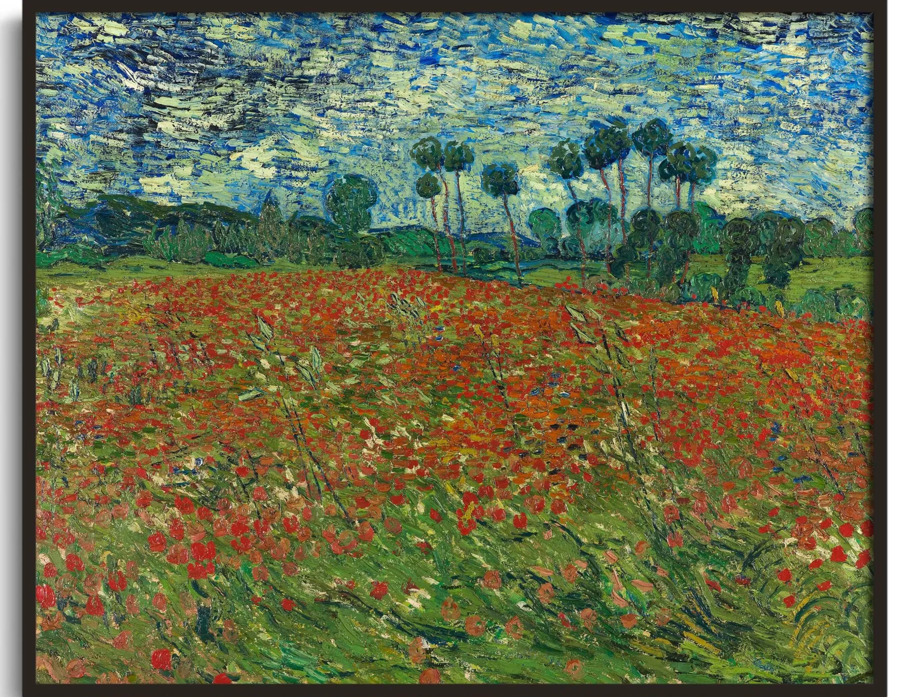 Galerie Mont Fields of poppies - Vincent Van Gogh^ Van Gogh
