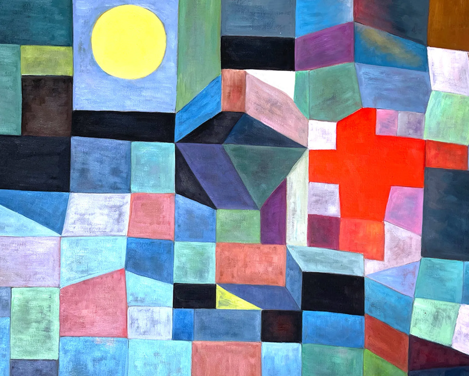 Galerie Mont Fire Full Moon - Paul Klee^ Klee