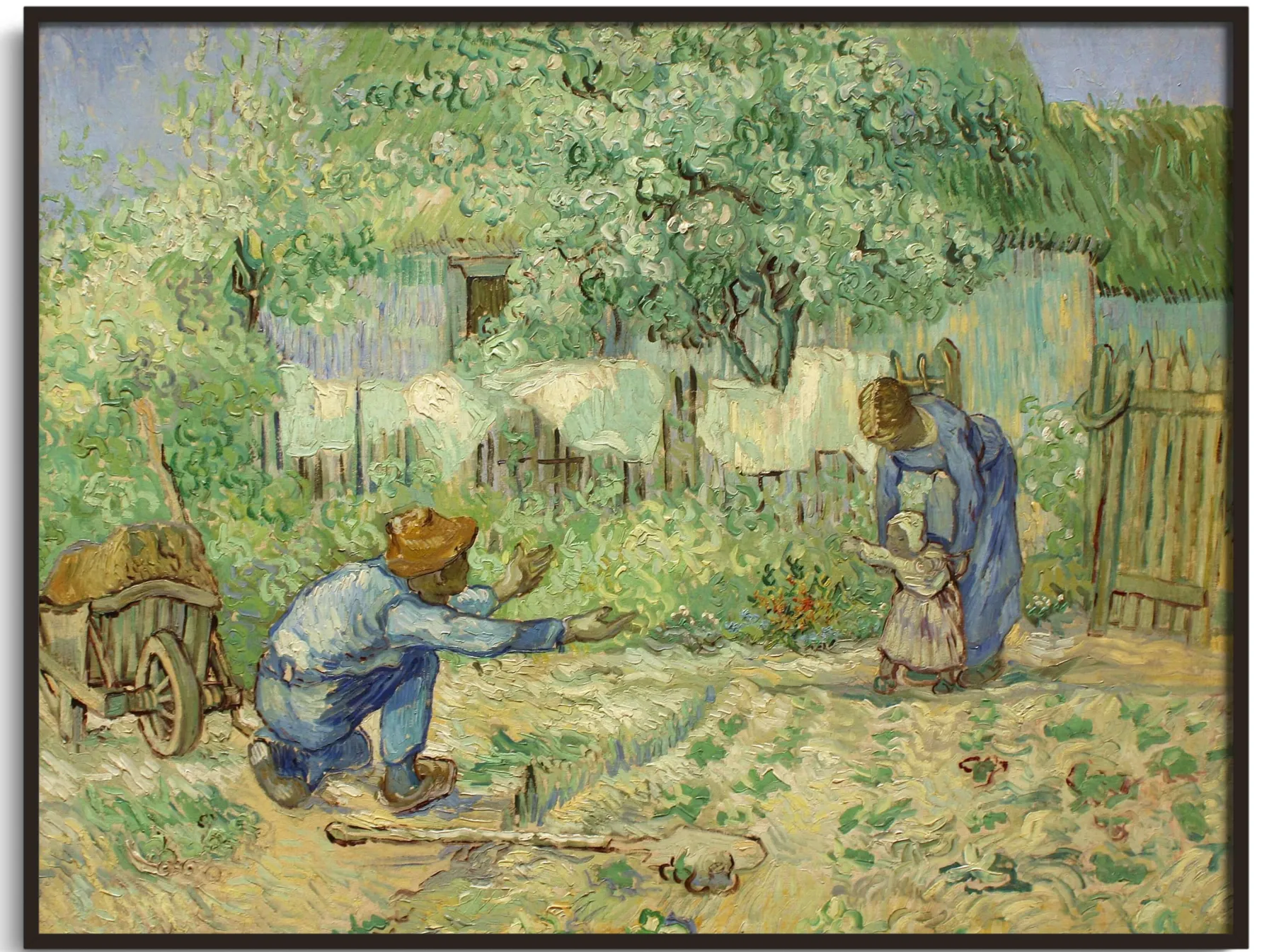 Galerie Mont First Steps, after Millet - Vincent Van Gogh^ Van Gogh
