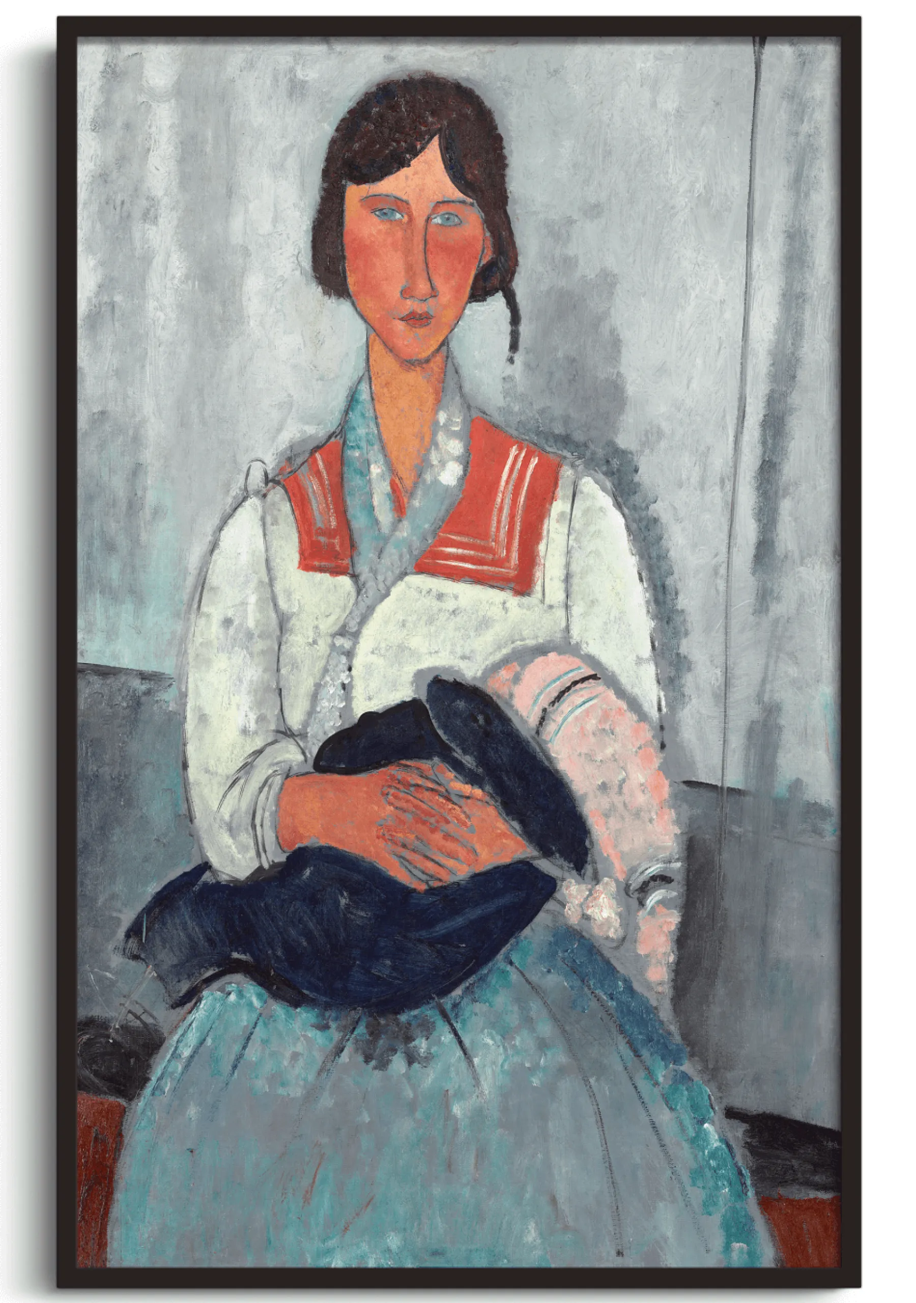 Galerie Mont Gypsy woman with baby - Amedeo Modigliani^ Modigliani