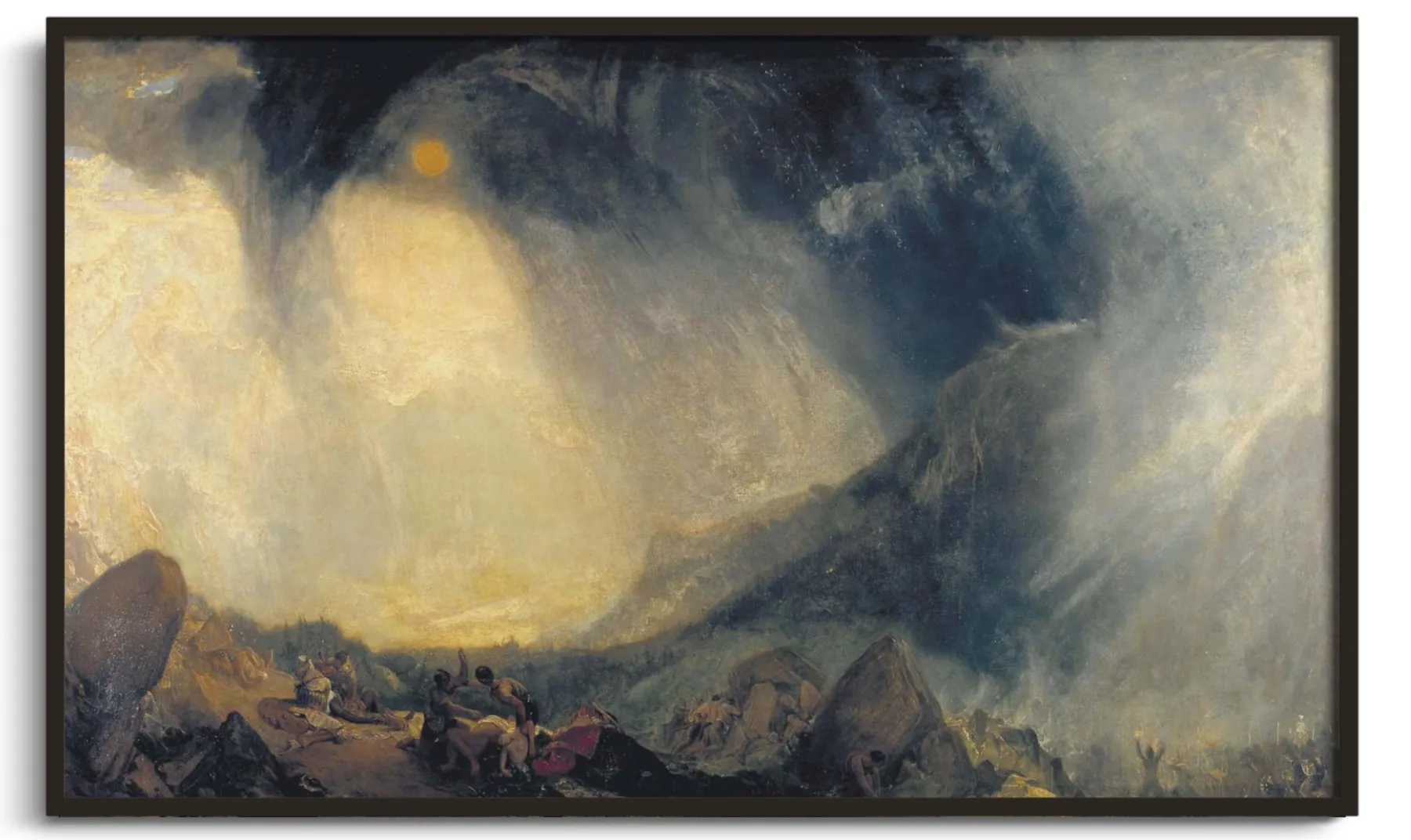 Galerie Mont Hannibal and his Men crossing the Alps - William Turner^ Turner