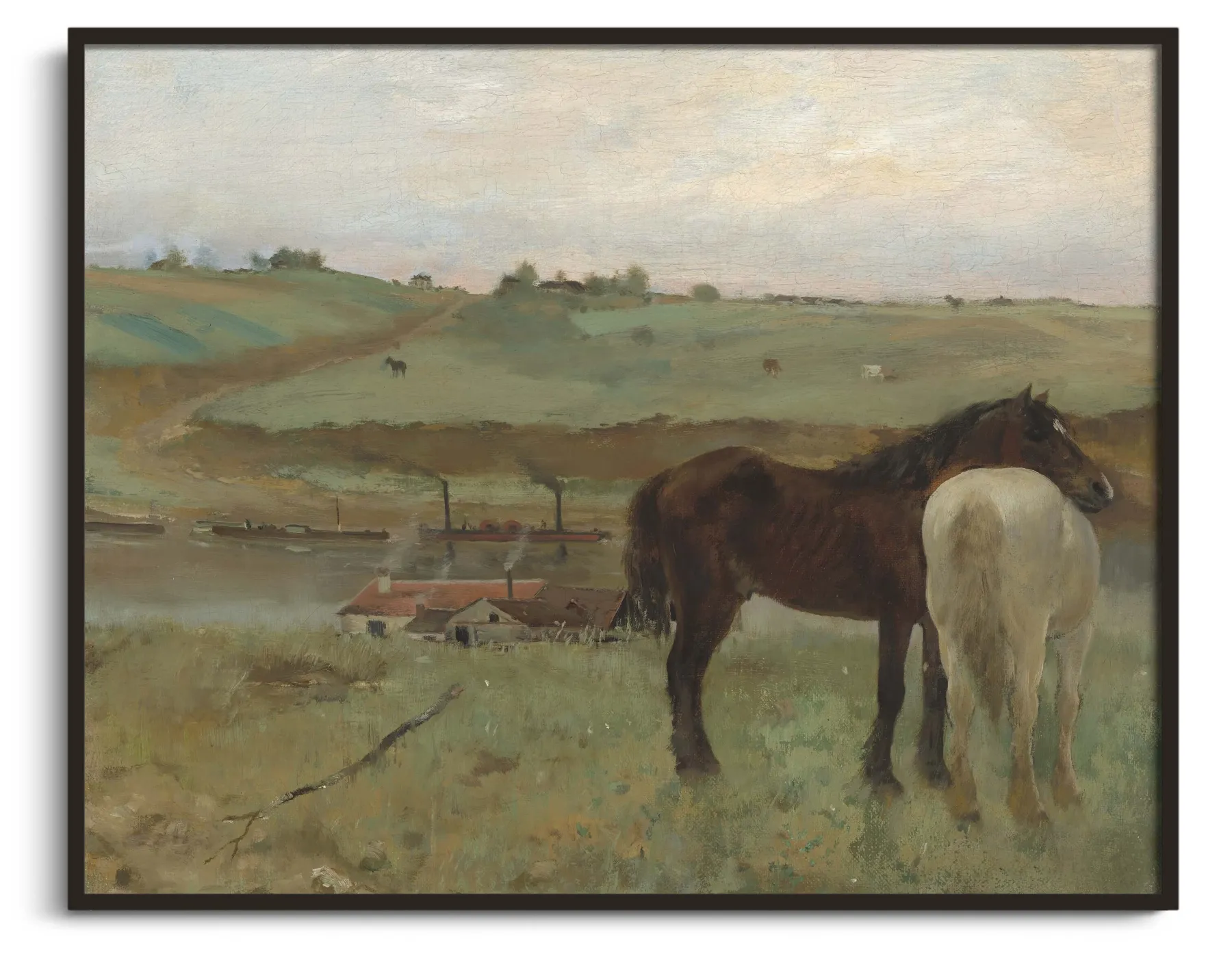 Galerie Mont Horses in a meadow - Edgar Degas^ Degas