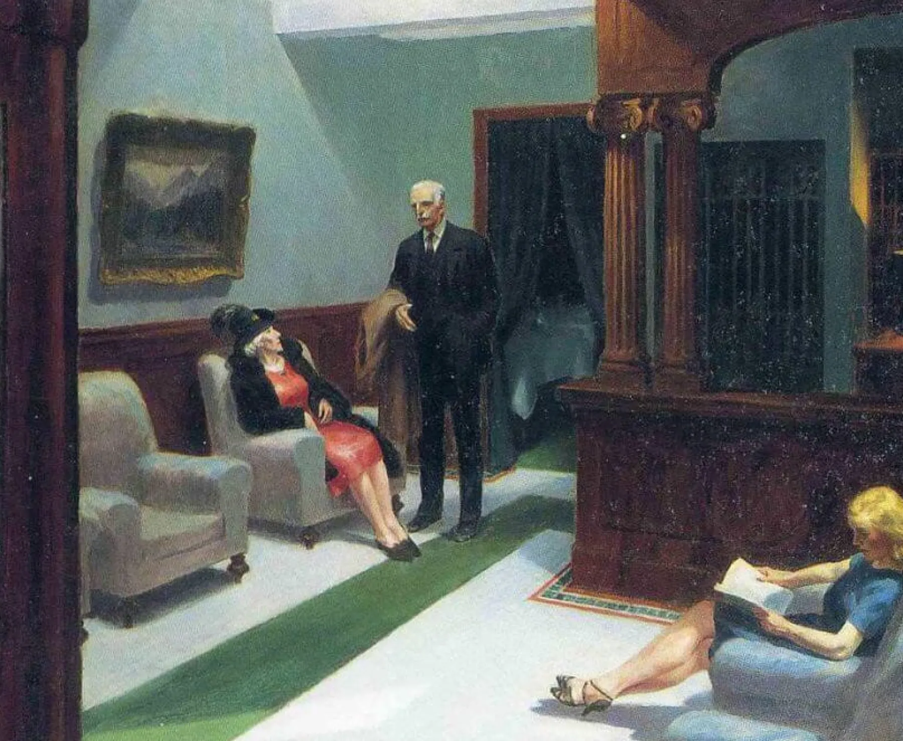 Galerie Mont Hotel Lobby - Edward Hopper^ Hopper