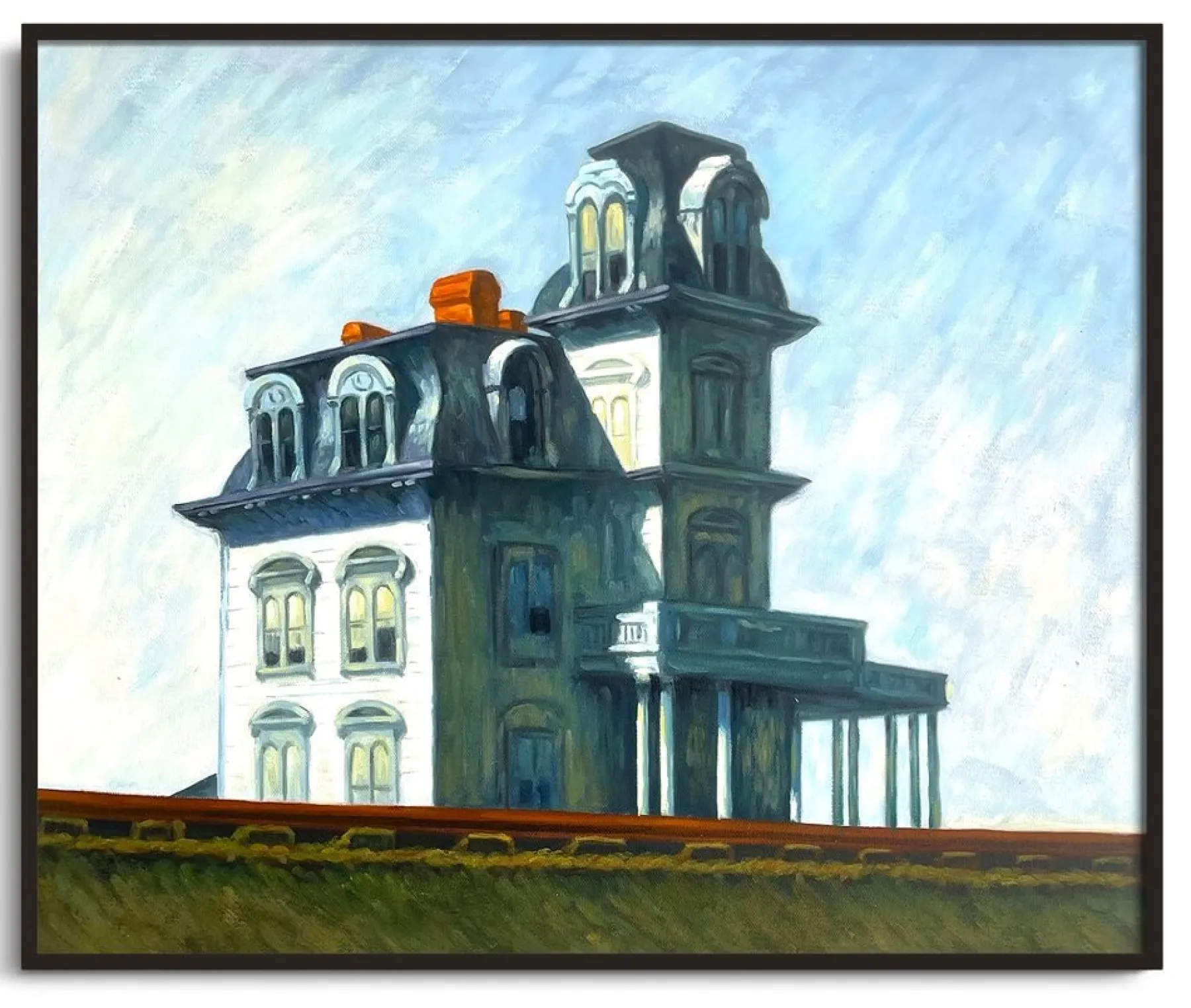 Galerie Mont House by the Railroad - Edward Hopper^ Hopper