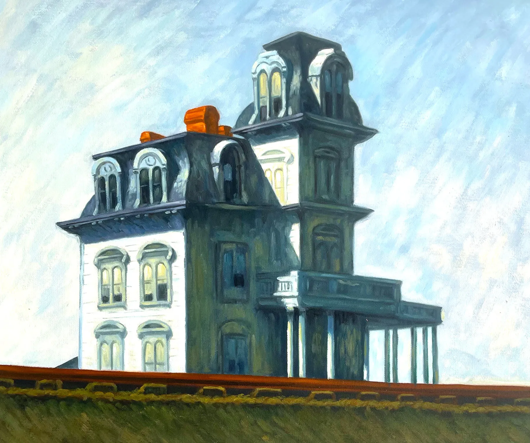 Galerie Mont House by the Railroad - Edward Hopper^ Hopper