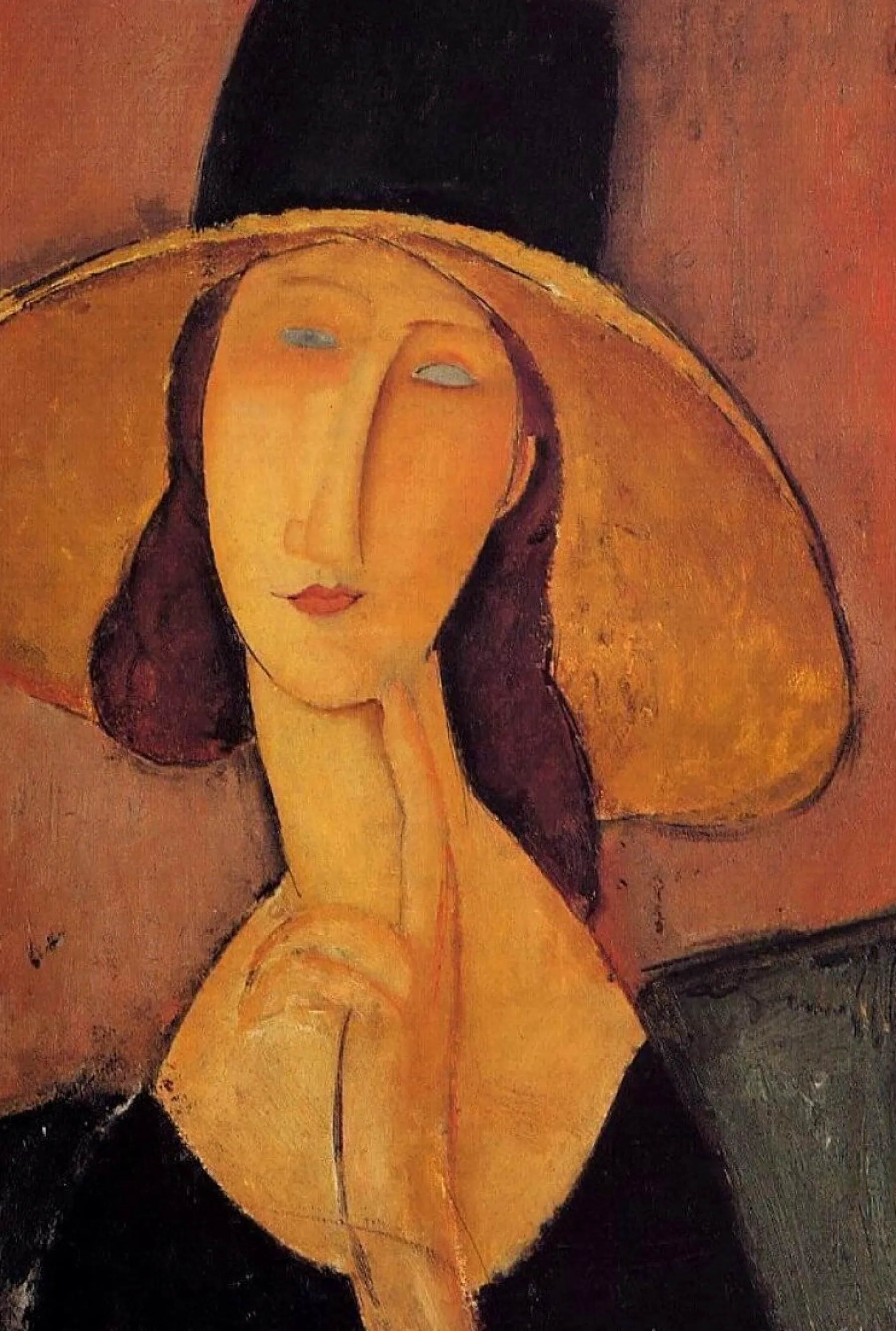 jeanne_hbuterne_in_a_big_hat__amedeo_modigliani_2.webp Galerie Mont Jeanne Hébuterne in a big hat - Amedeo Modigliani^ Modigliani