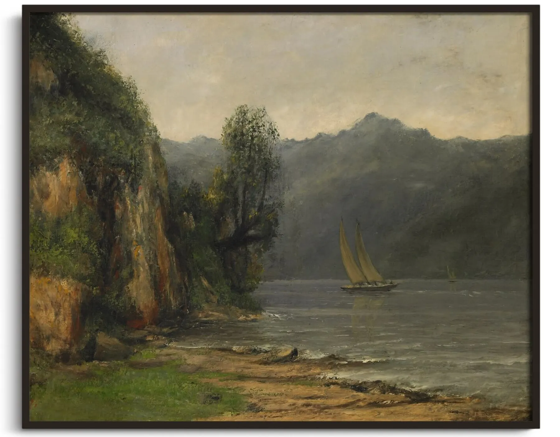 Galerie Mont Lake Leman, near Vevey - Gustave Courbet^ Courbet