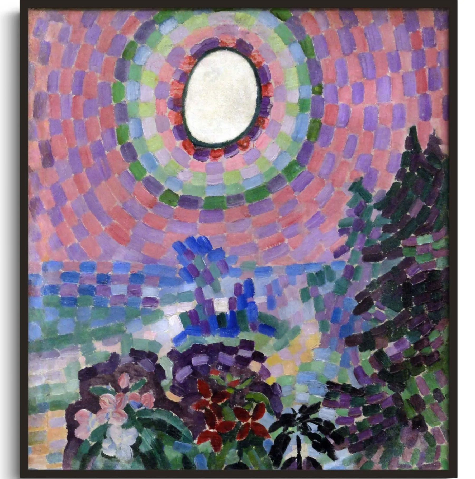 Galerie Mont Landscape with a disc - Robert Delaunay^ Delaunay