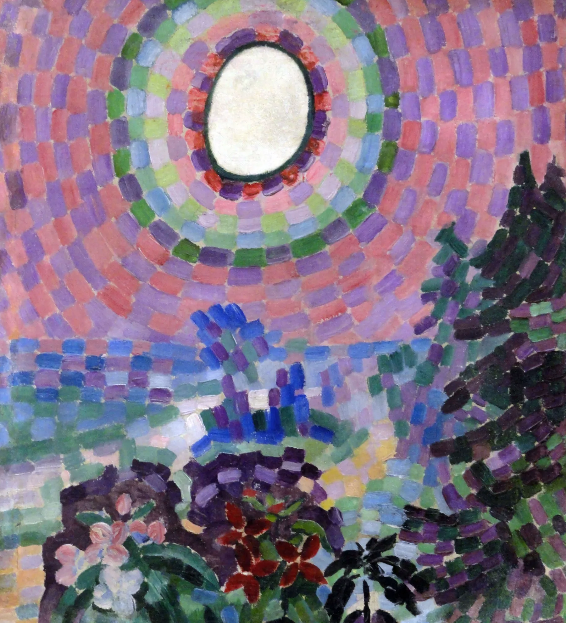 Galerie Mont Landscape with a disc - Robert Delaunay^ Delaunay