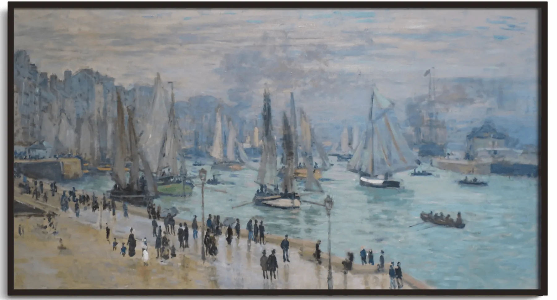 Galerie Mont Le Havre, fishing boats leaving the harbour - Claude Monet^ Monet