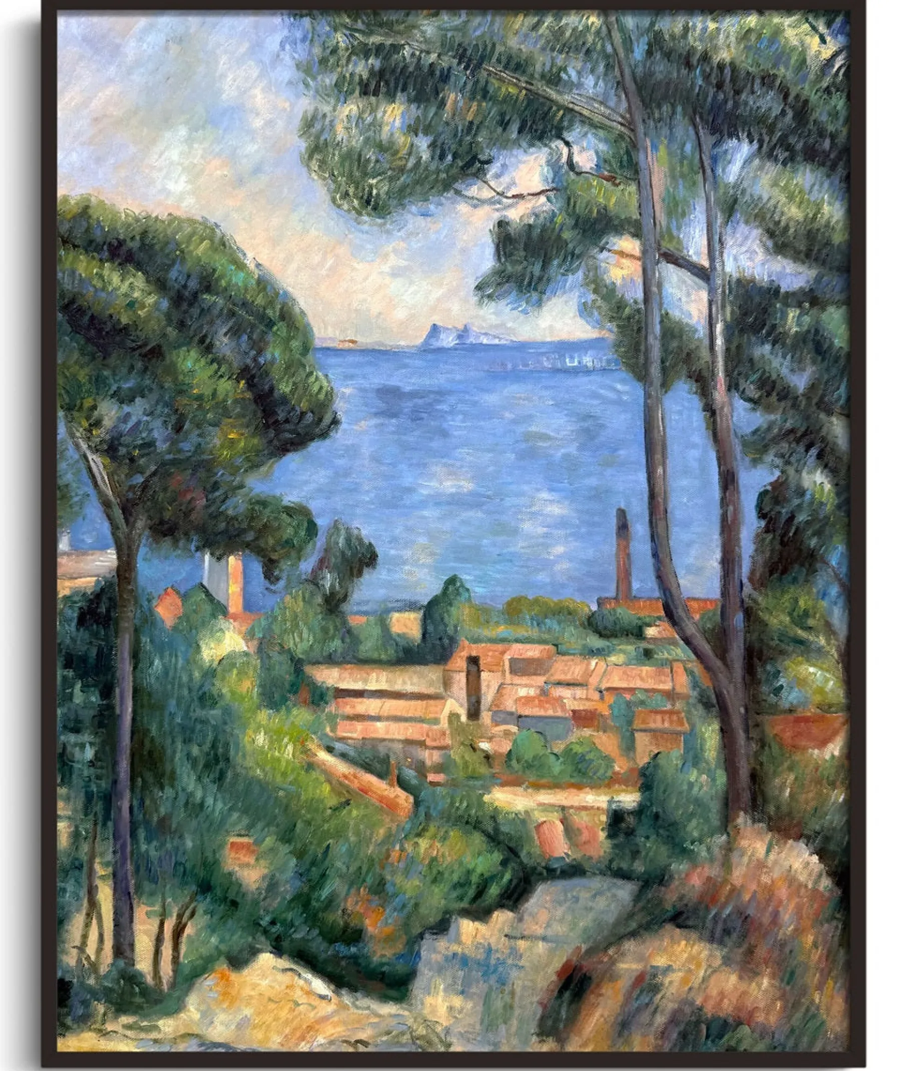 Galerie Mont L'Estaque and the Château d'If – Paul Cézanne^ Cézanne