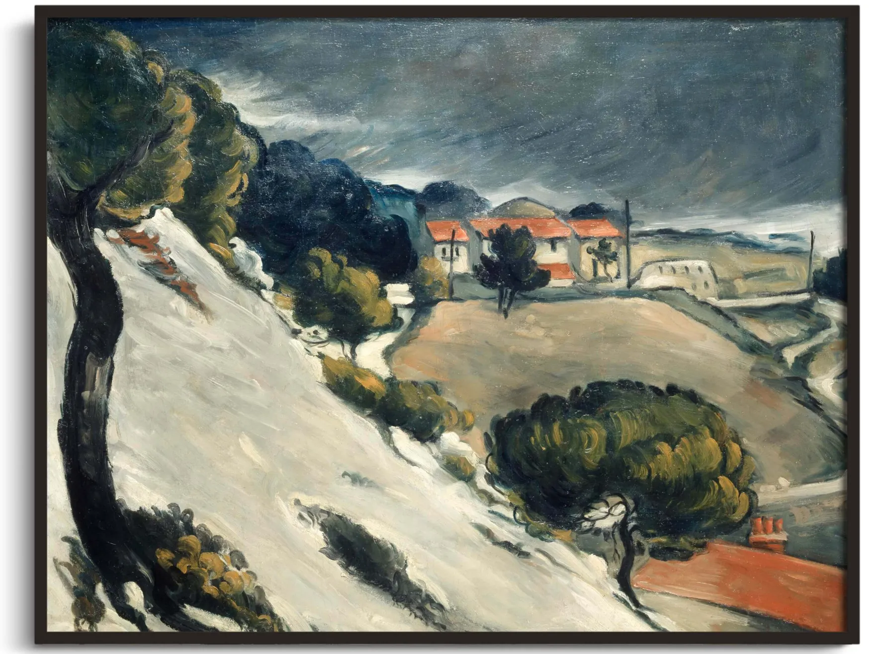 Galerie Mont L'Estaque, Melting Snow - Paul Cézanne^ Cézanne