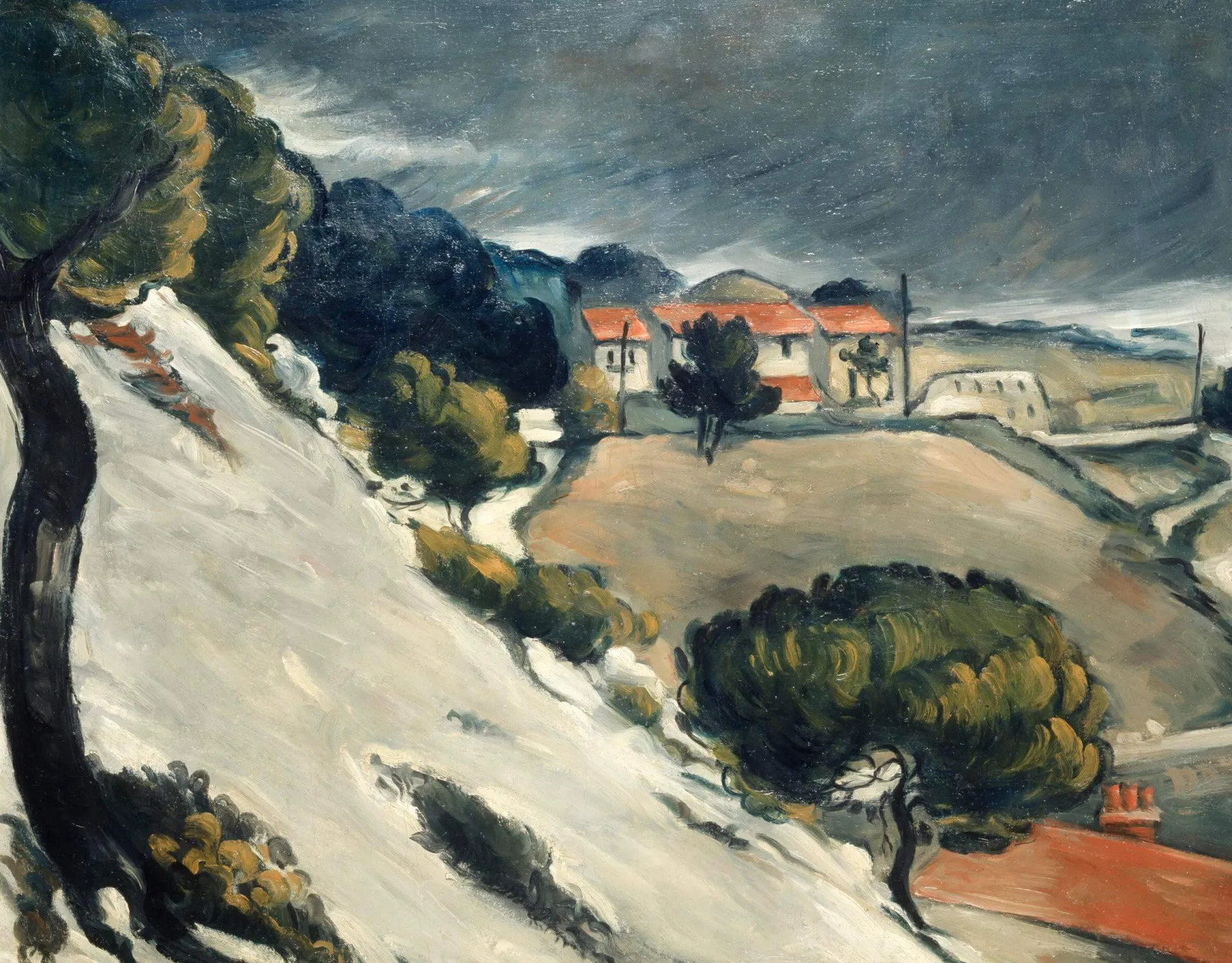 Galerie Mont L'Estaque, Melting Snow - Paul Cézanne^ Cézanne