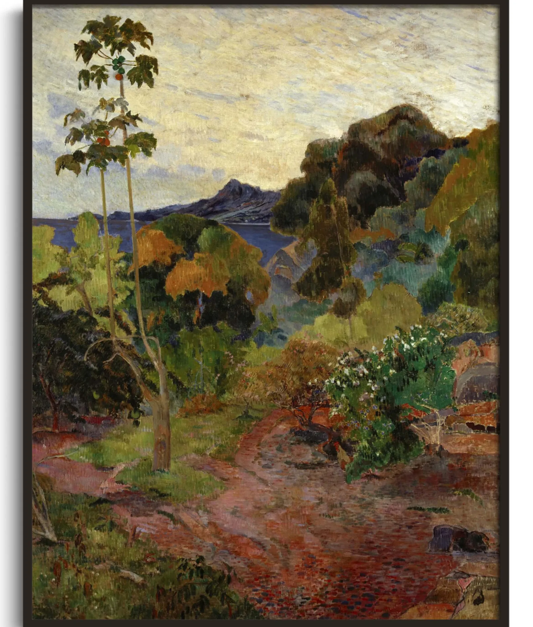 Galerie Mont Martinique Landscape - Paul Gauguin^ Gauguin