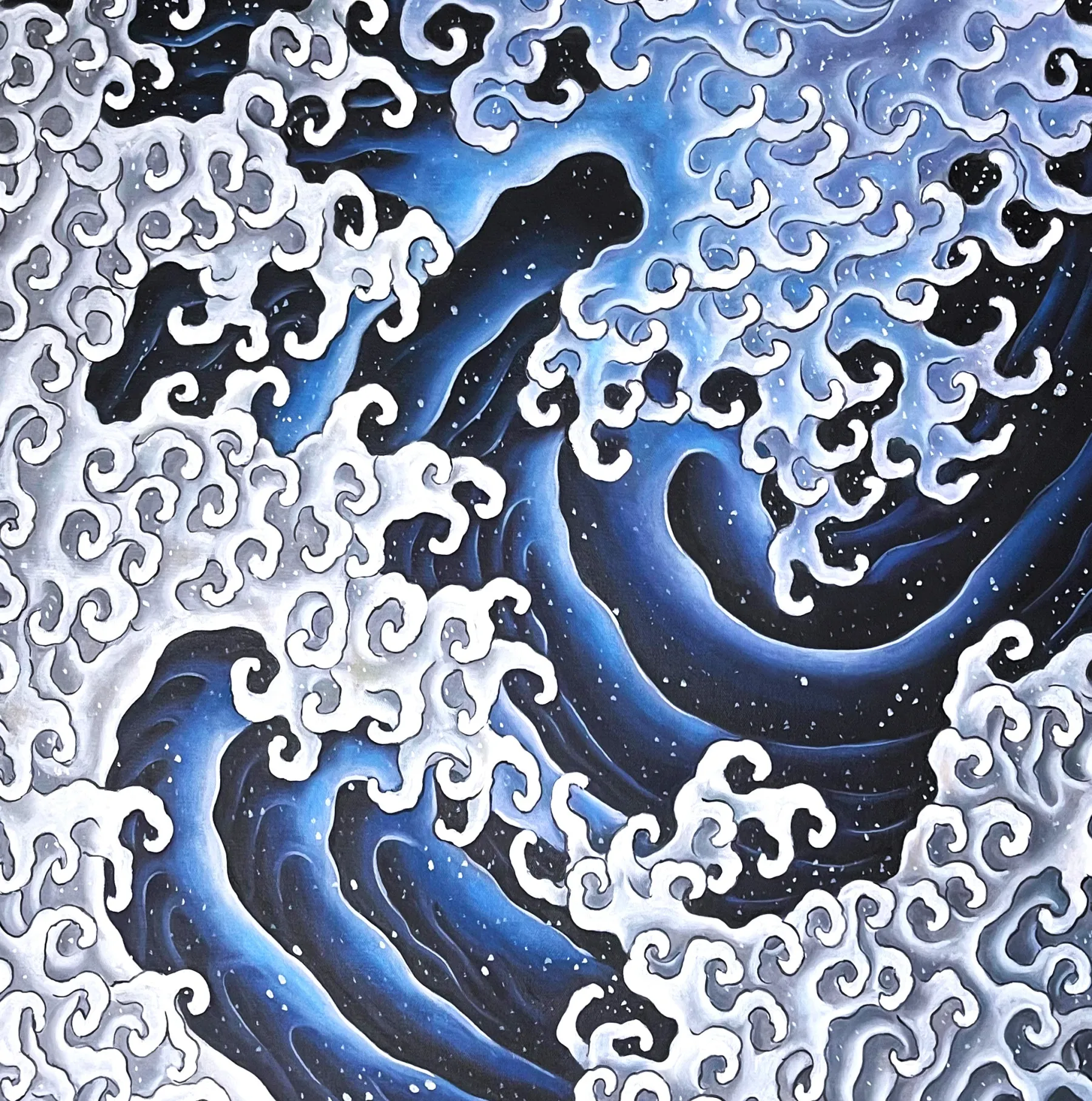 Galerie Mont Masculine Wave - Hokusai^ Hokusai