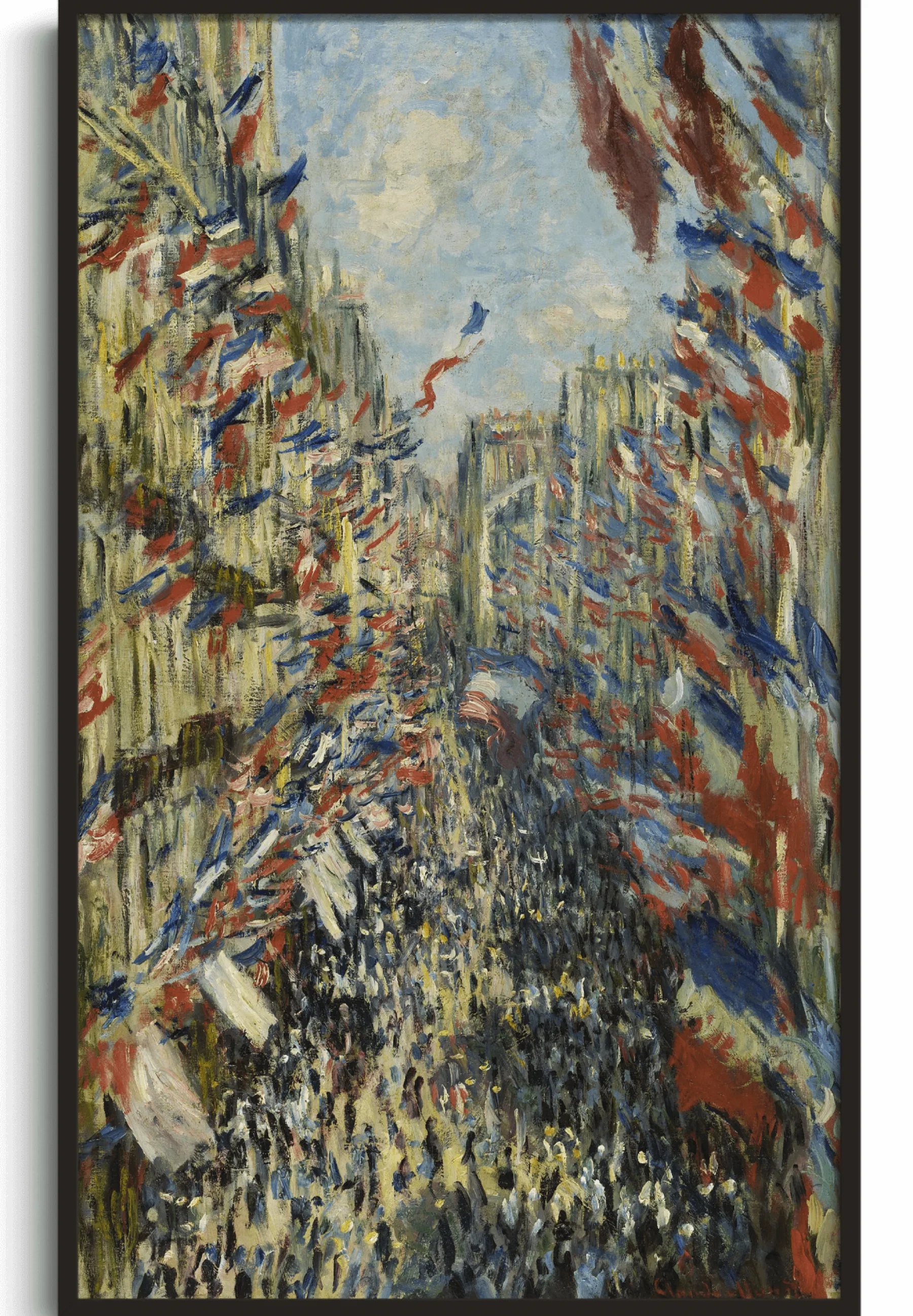 Galerie Mont Montorgueil Street in Paris - Claude Monet^ Monet