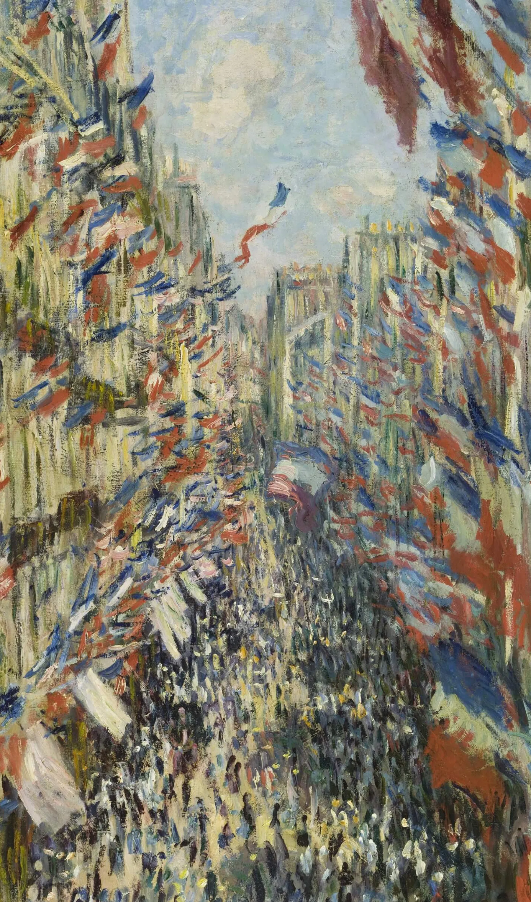 Galerie Mont Montorgueil Street in Paris - Claude Monet^ Monet