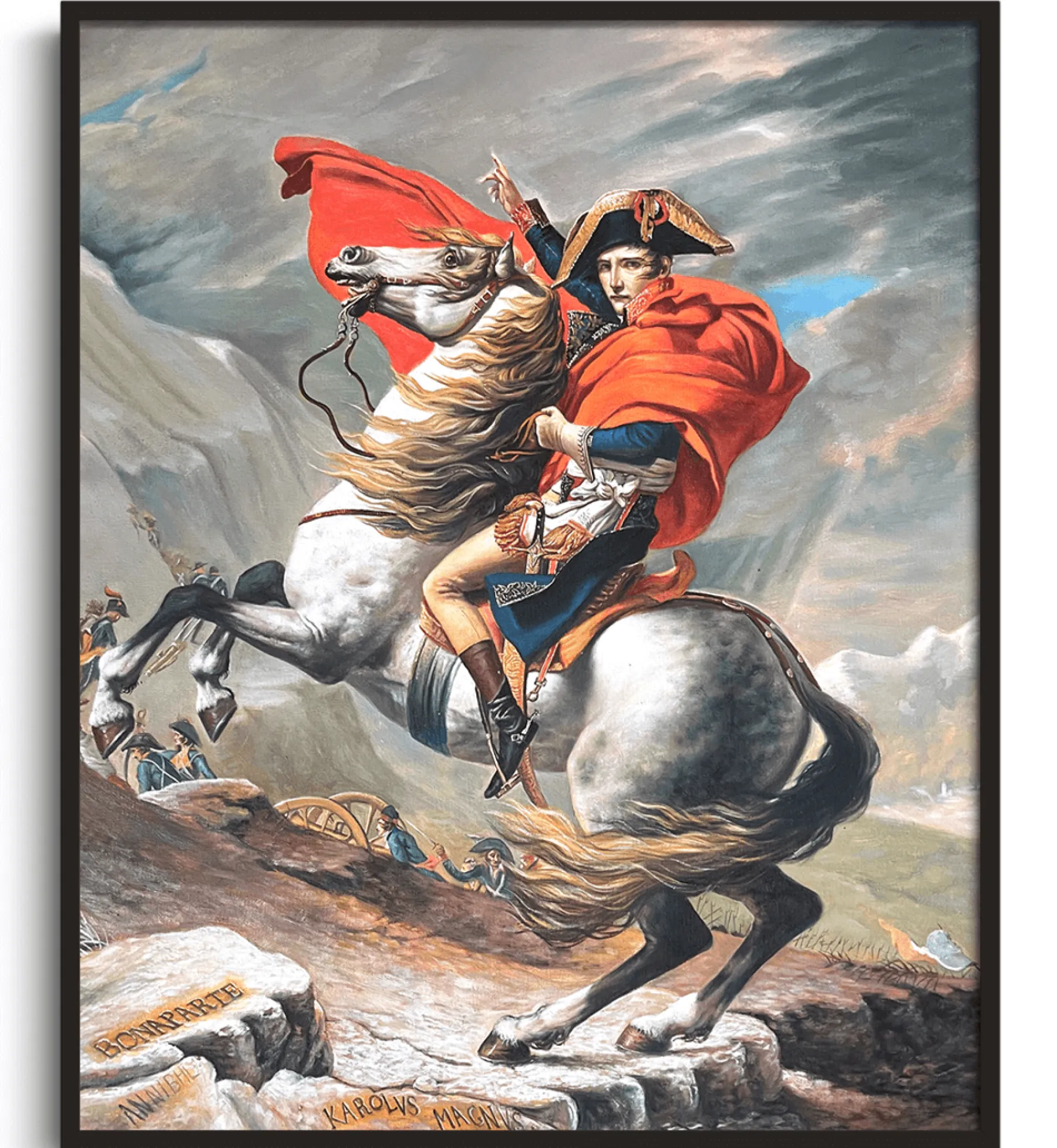 Galerie Mont Napoleon Crossing the Alps - Jacques-Louis David^ David