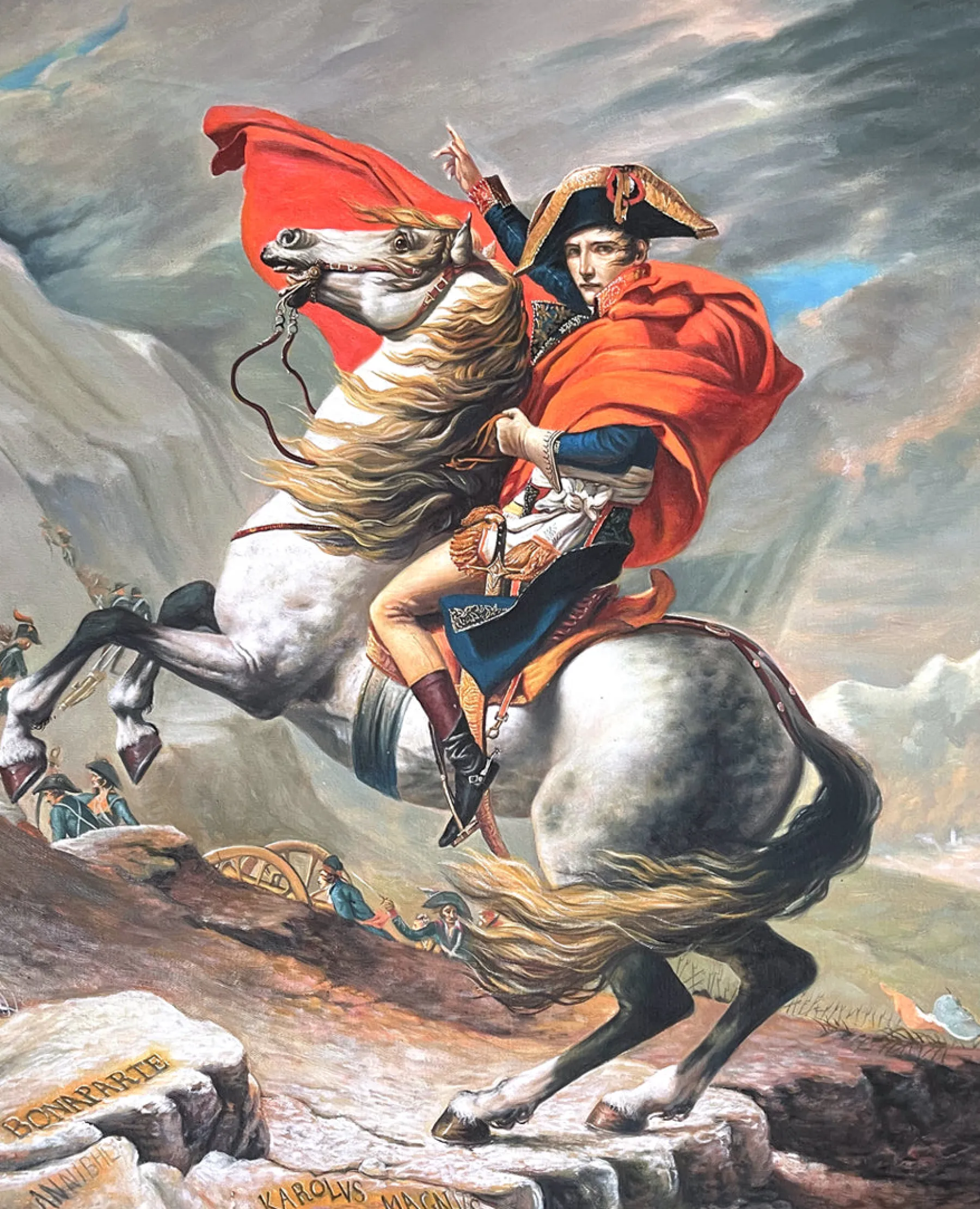 Galerie Mont Napoleon Crossing the Alps - Jacques-Louis David^ David