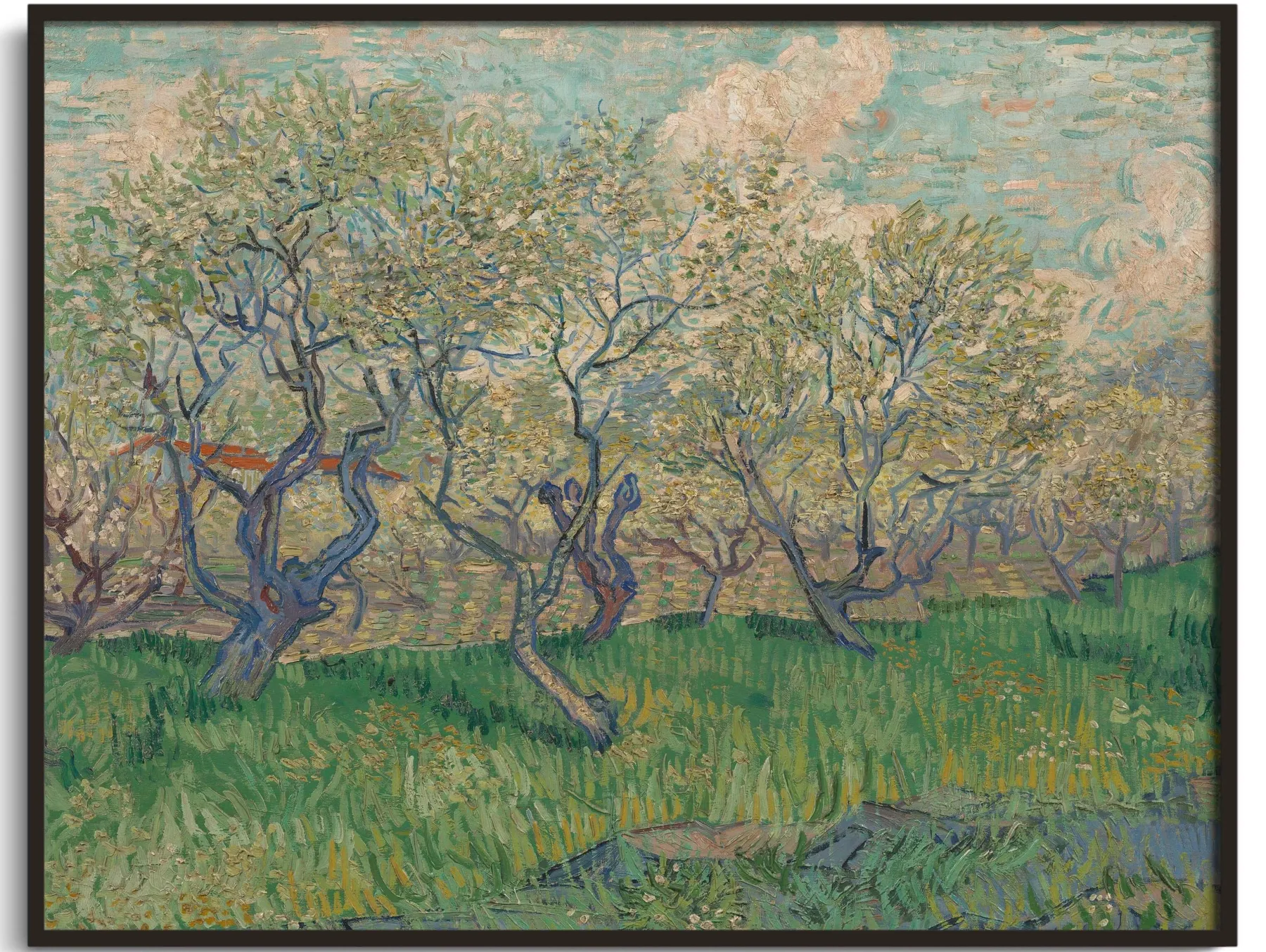 Galerie Mont Orchard in bloom - Vincent Van Gogh^ Van Gogh