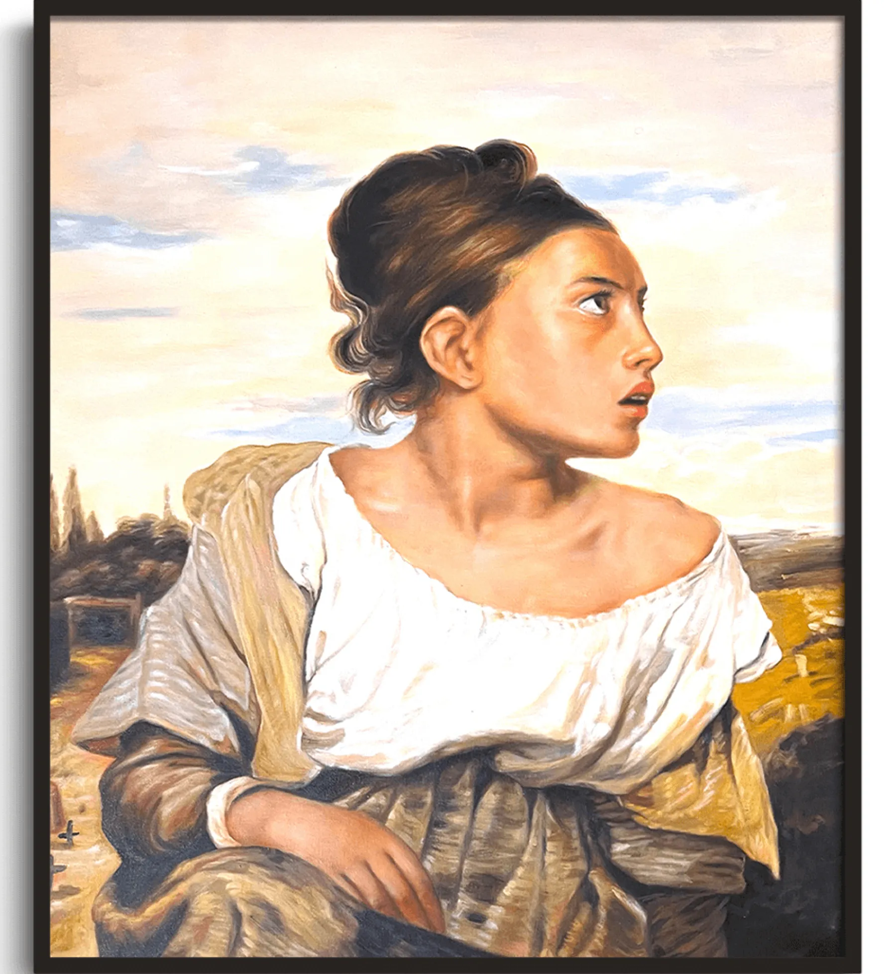 Galerie Mont Orphan Girl at the Cemetery - Eugène Delacroix^ Delacroix